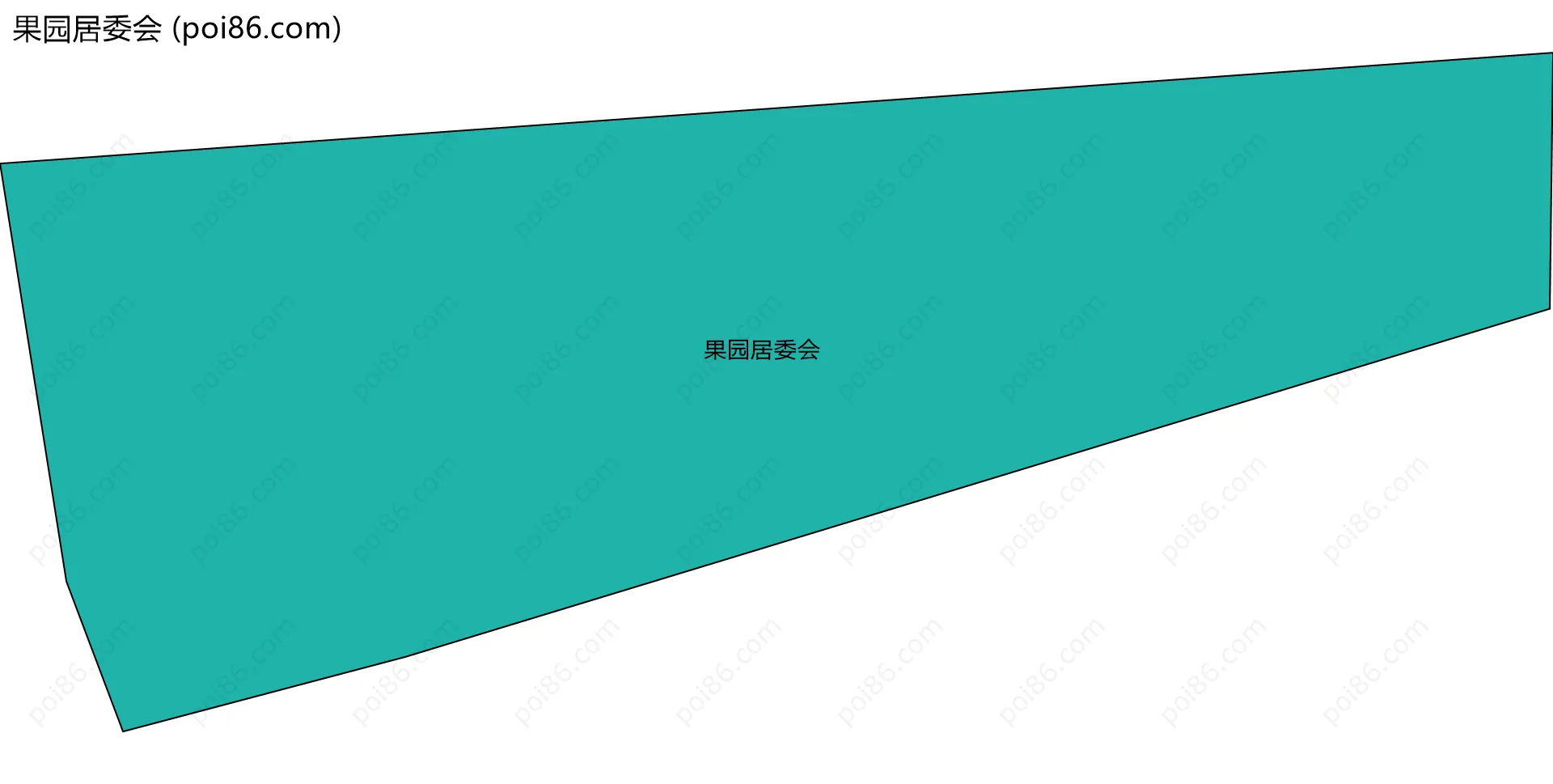 果园居委会边界地图