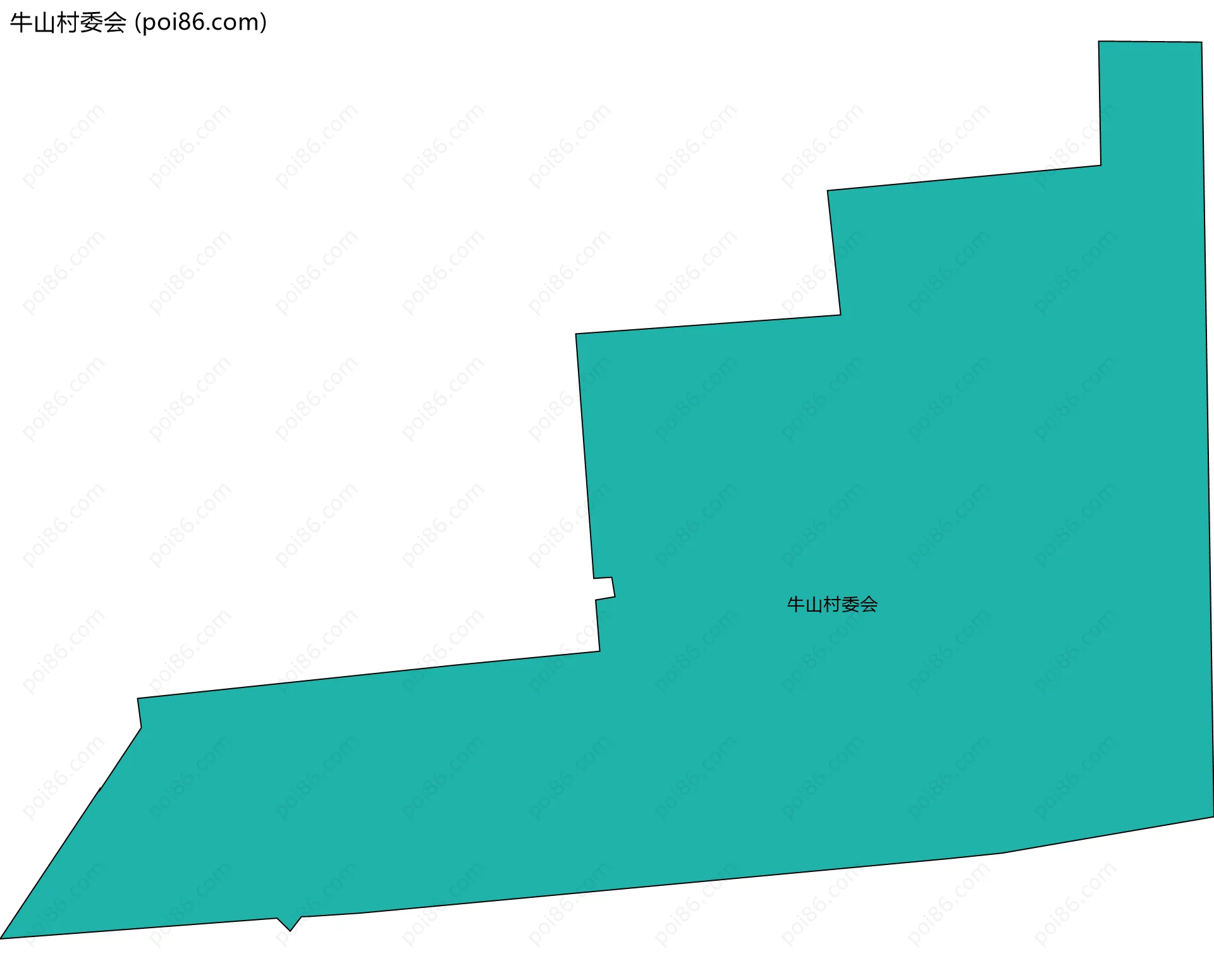 牛山村委会边界地图