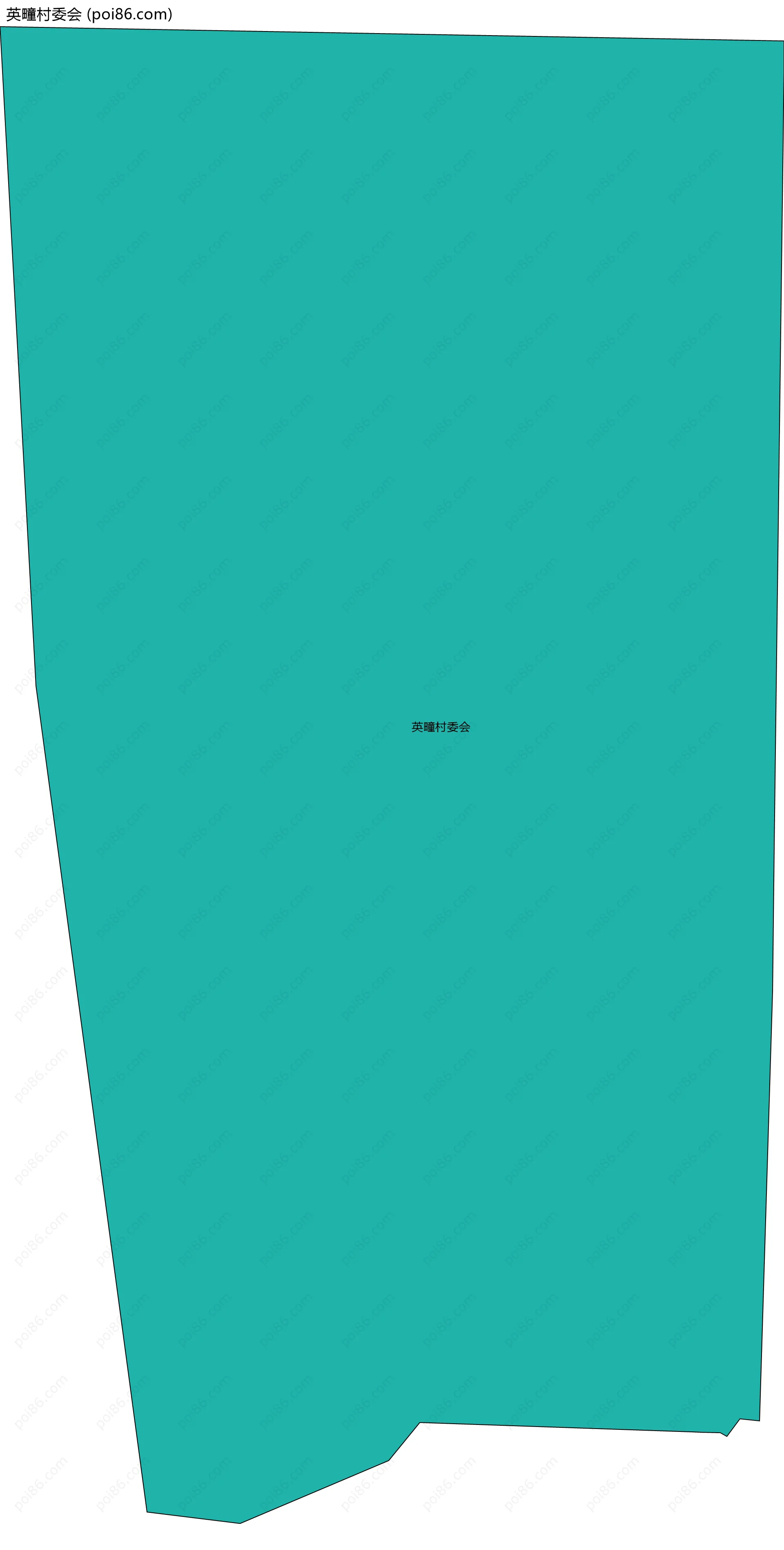 英疃村委会边界地图