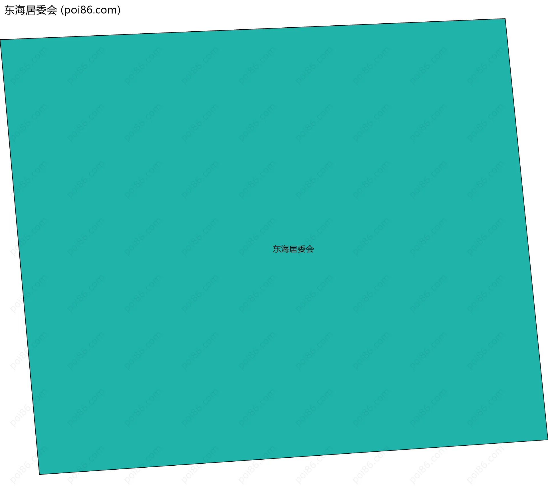 东海居委会边界地图