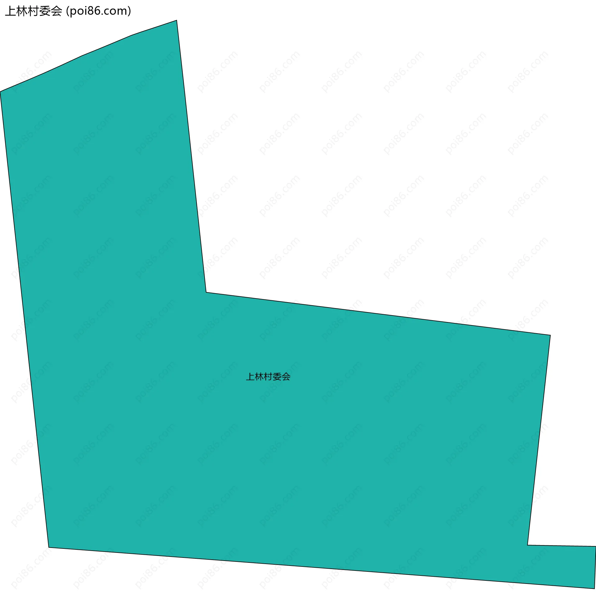 上林村委会边界地图