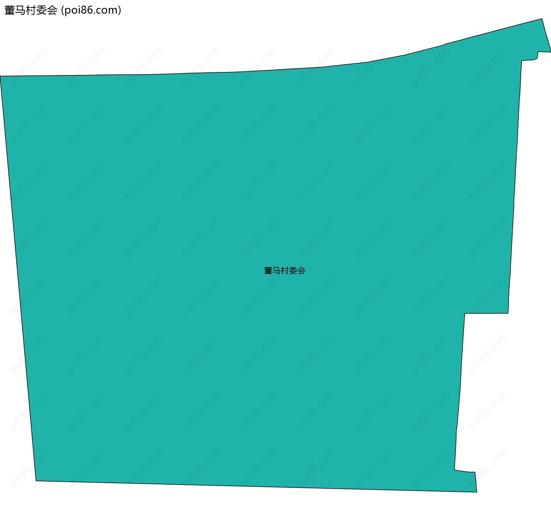 董马村委会边界地图