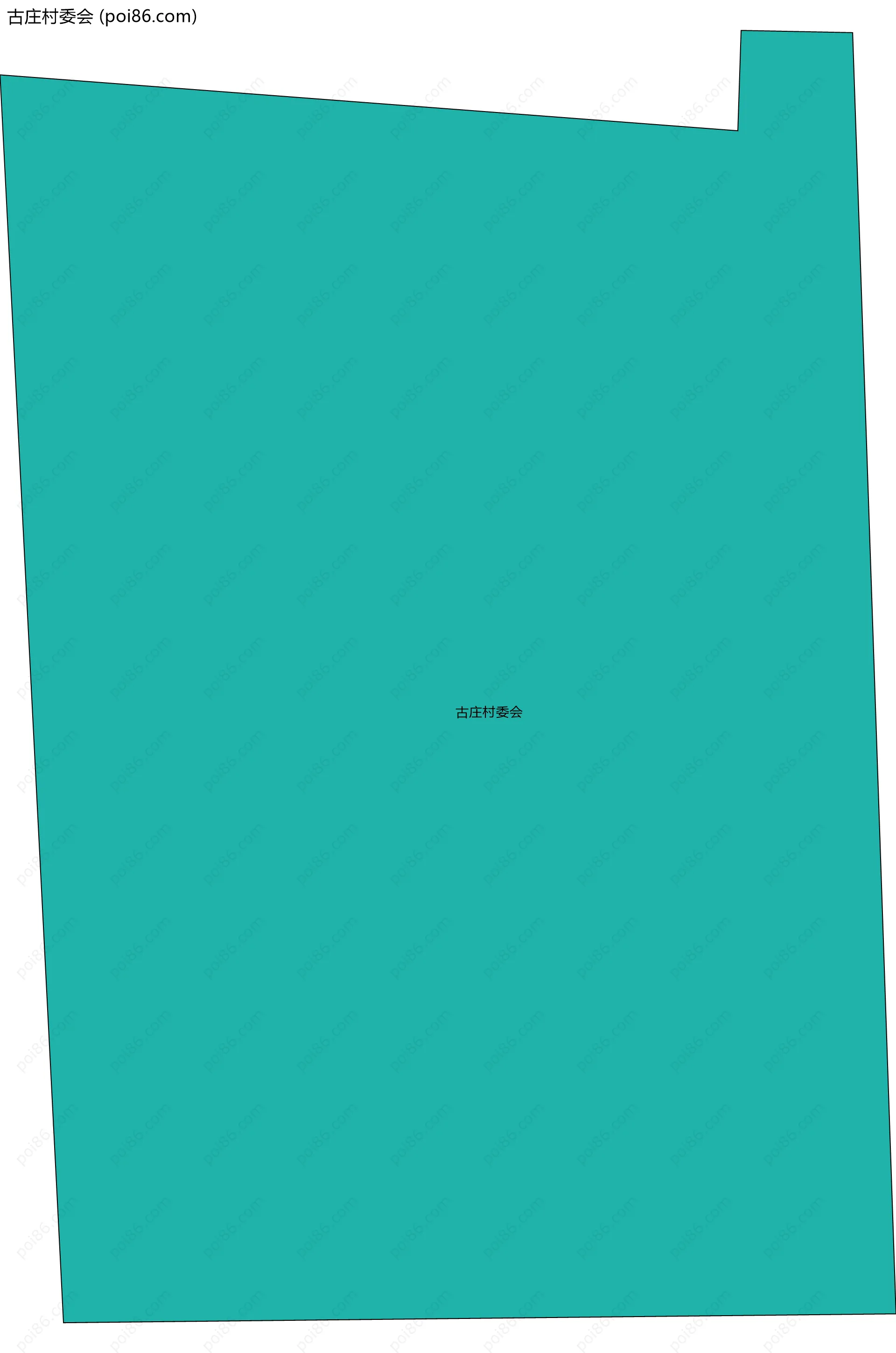 古庄村委会边界地图