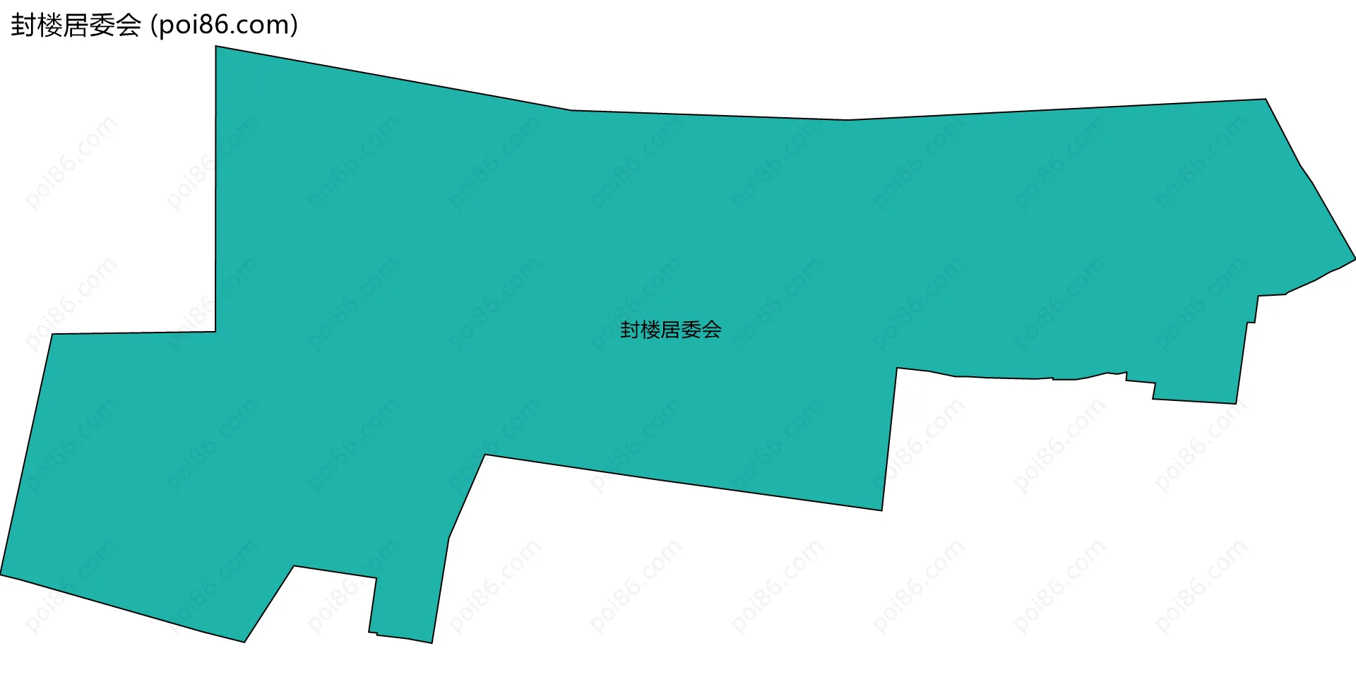 封楼居委会边界地图