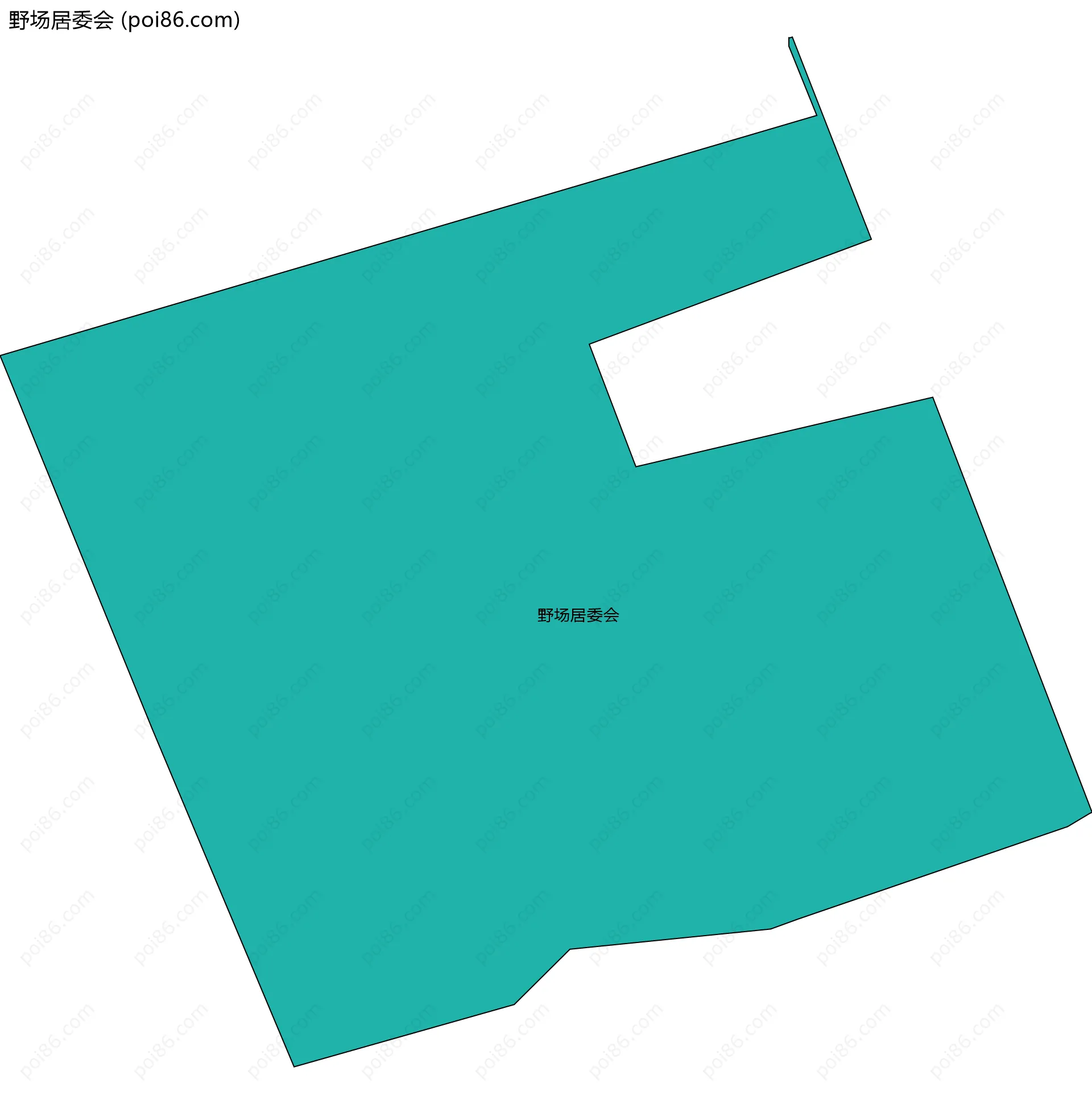 野场居委会边界地图