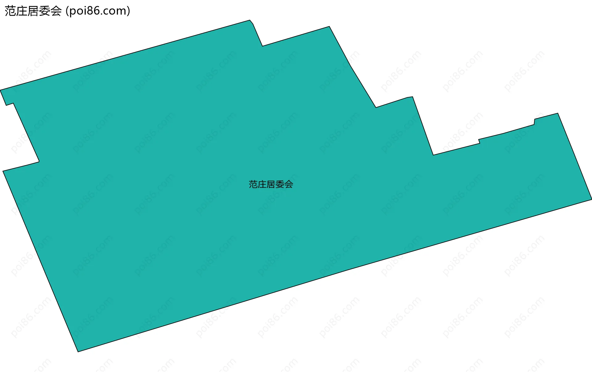 范庄居委会边界地图