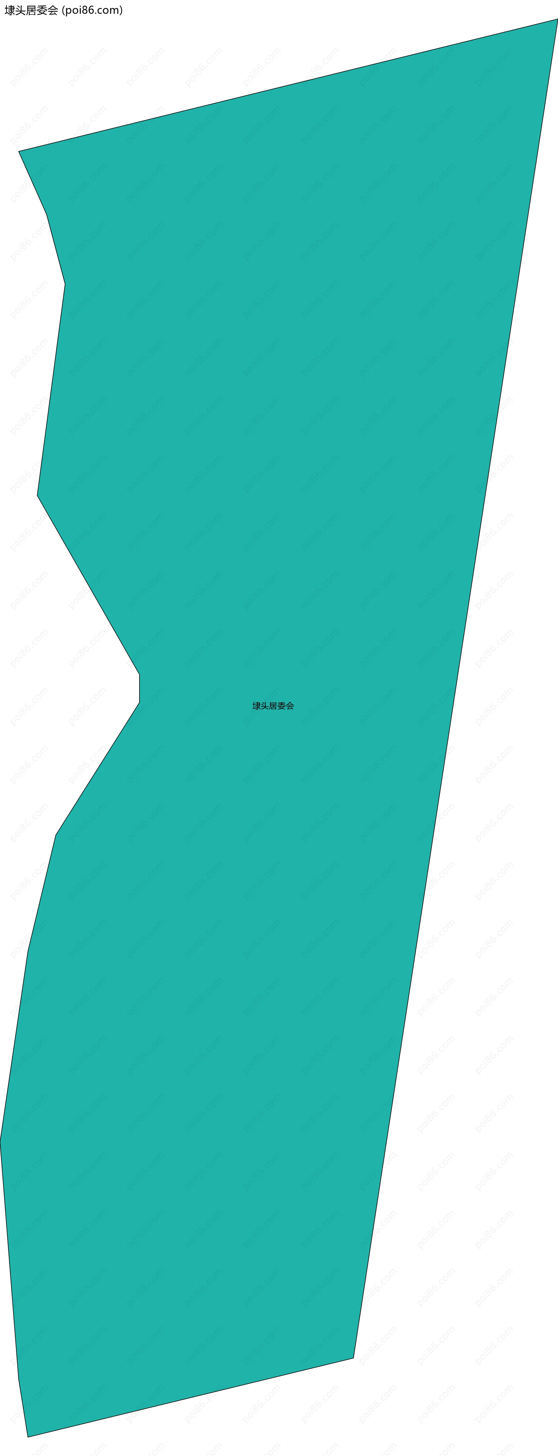 埭头居委会边界地图