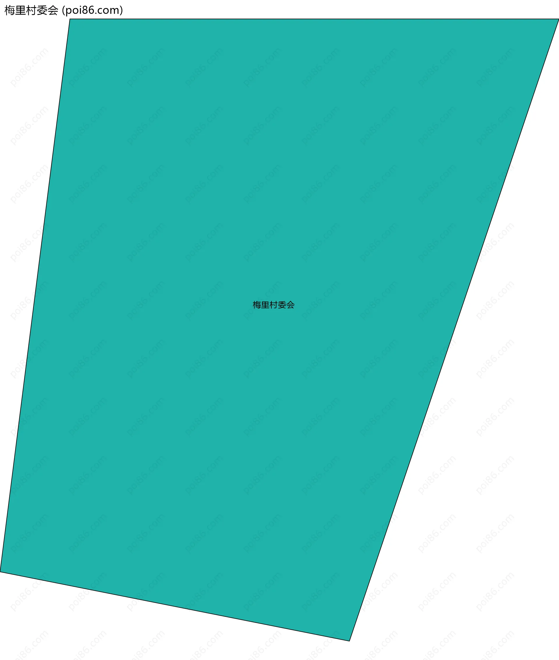 梅里村委会边界地图