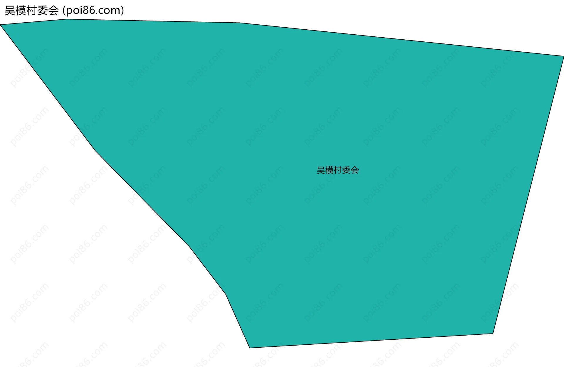 吴模村委会边界地图