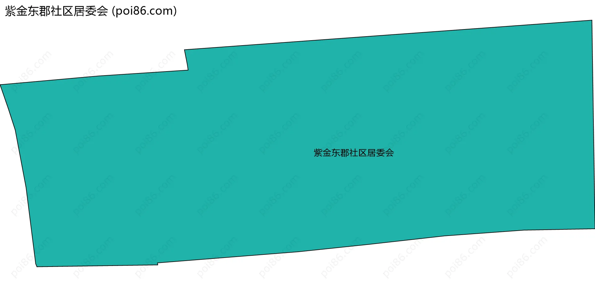 紫金东郡社区居委会边界地图