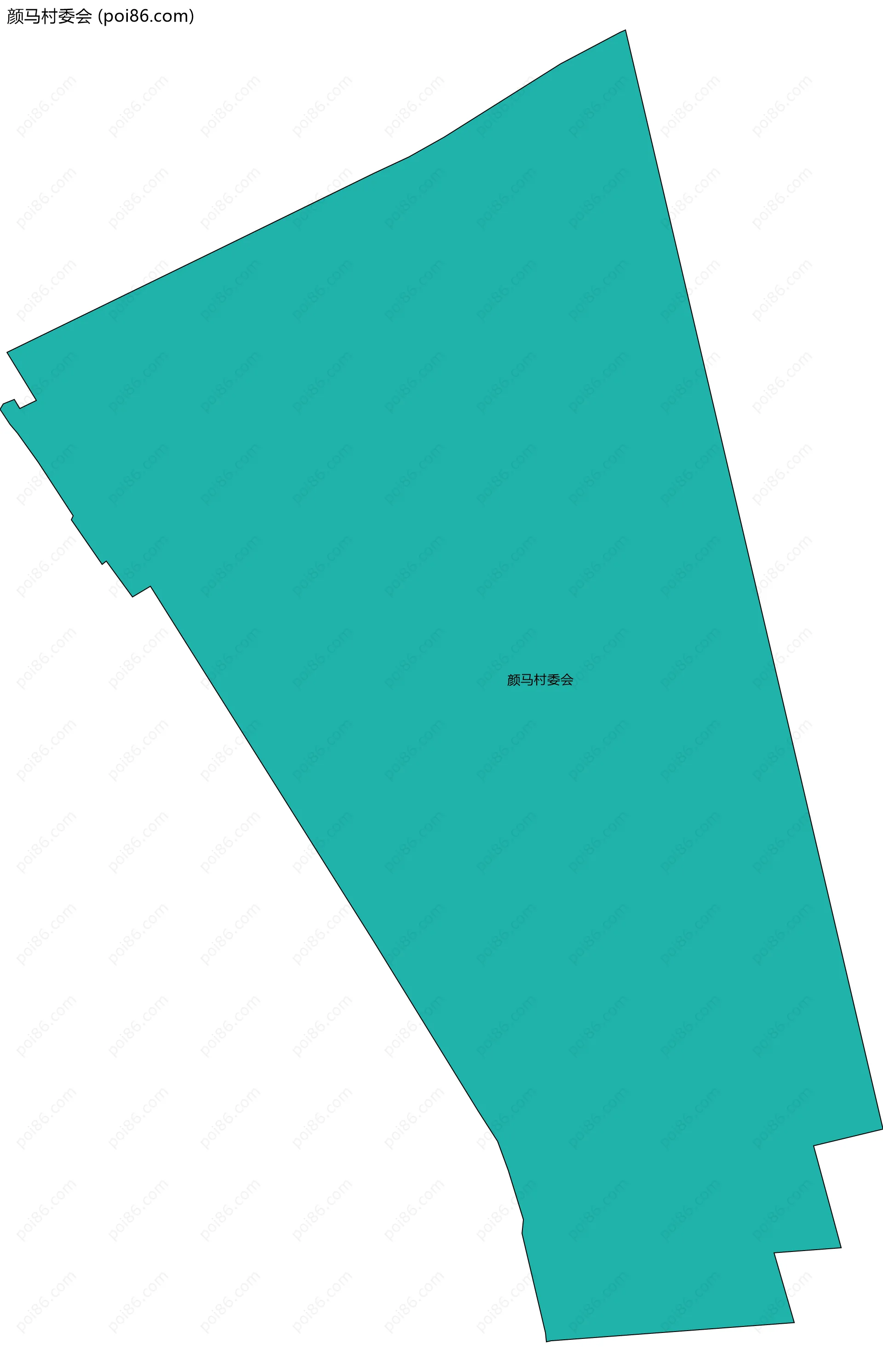 颜马村委会边界地图