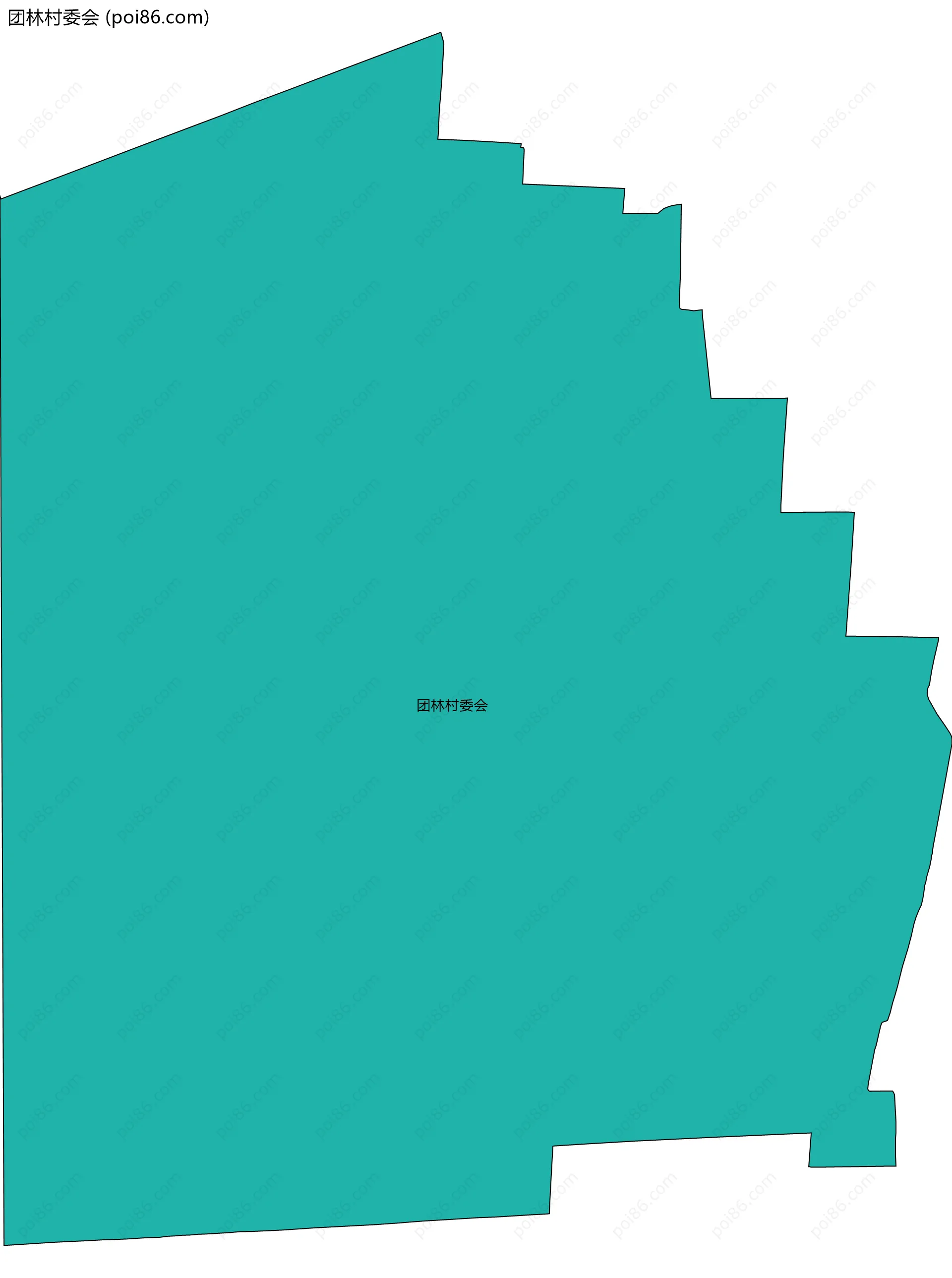 团林村委会边界地图