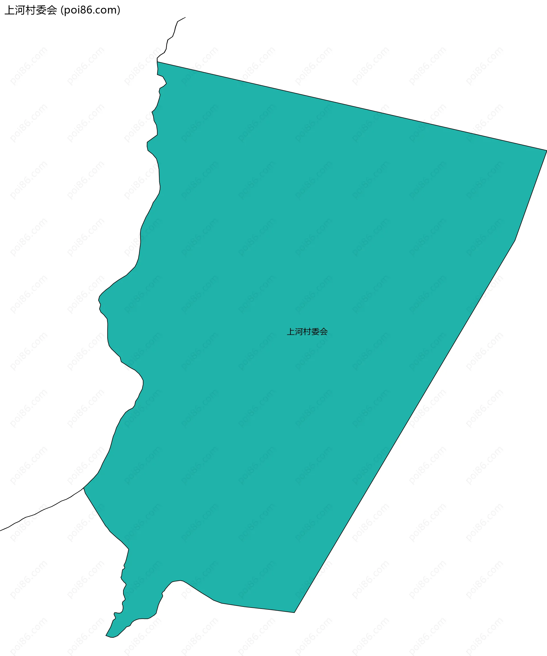 上河村委会边界地图