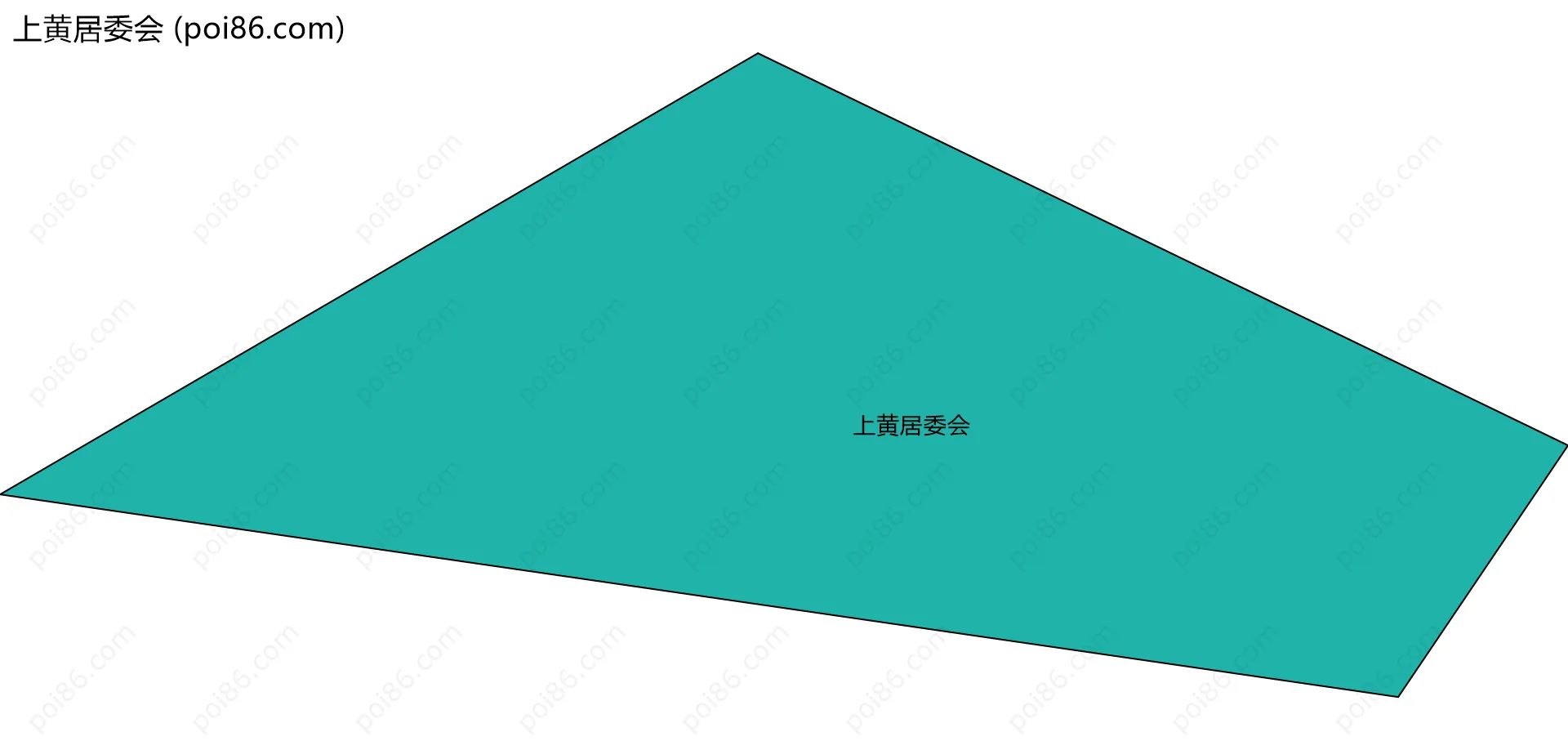 上黄居委会边界地图