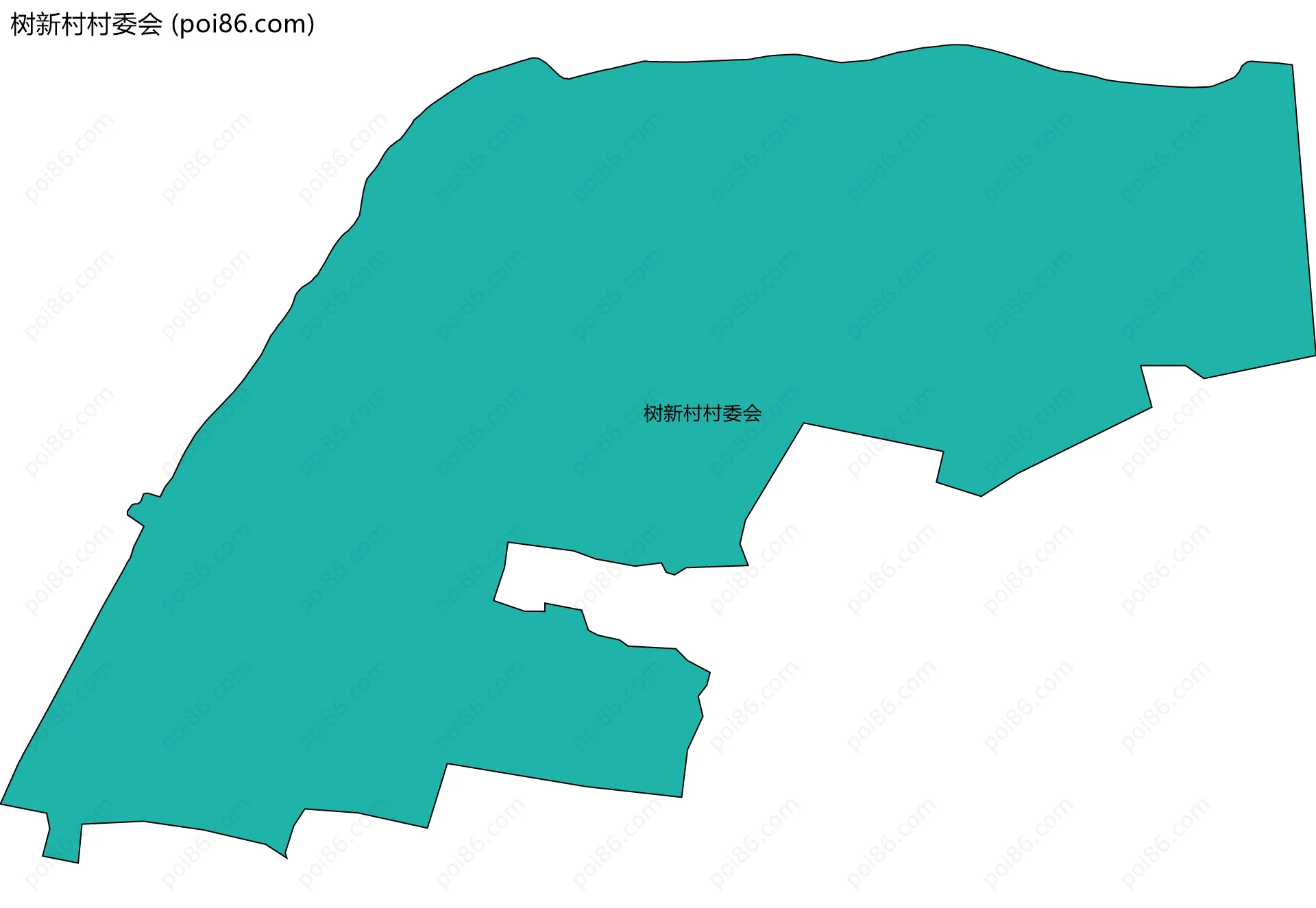 树新村村委会边界地图