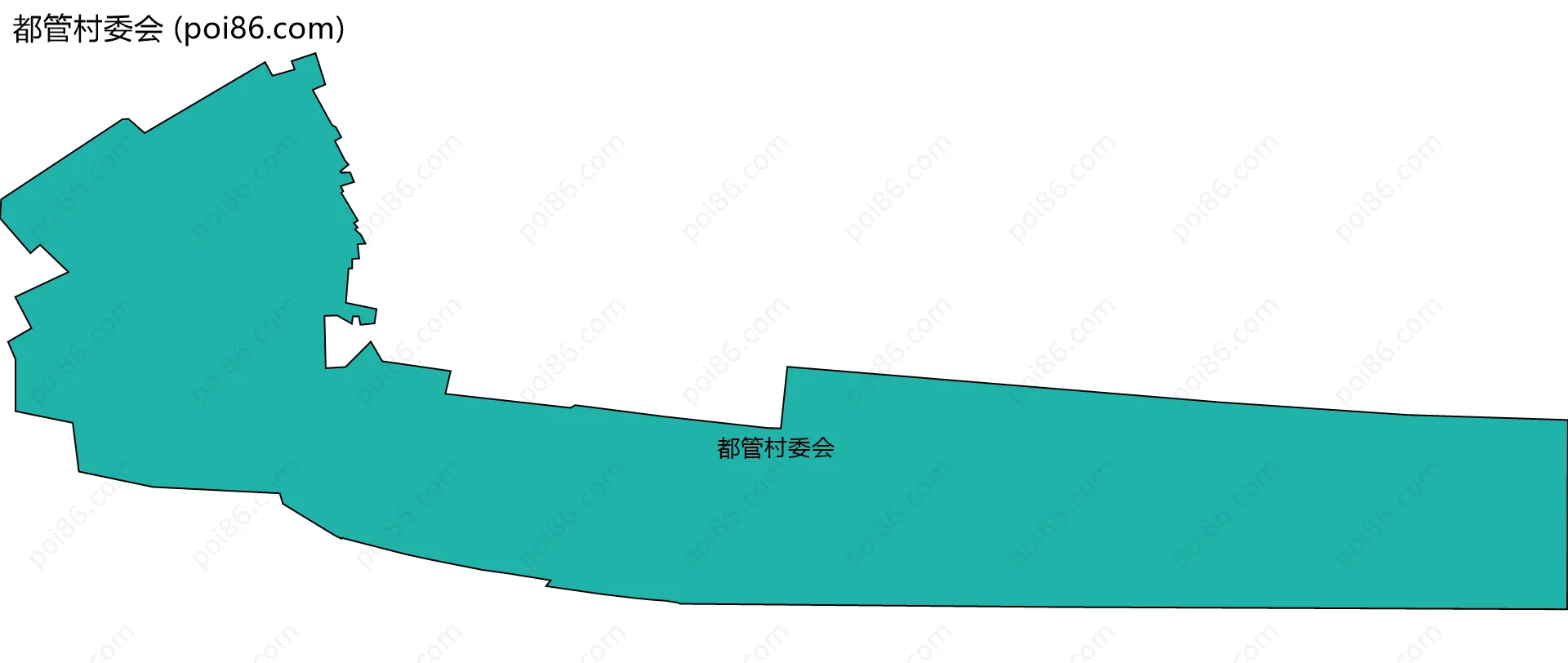 都管村委会边界地图