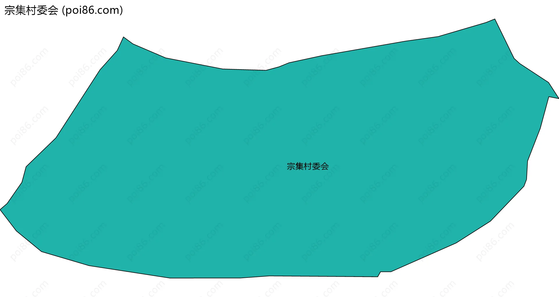 宗集村委会边界地图