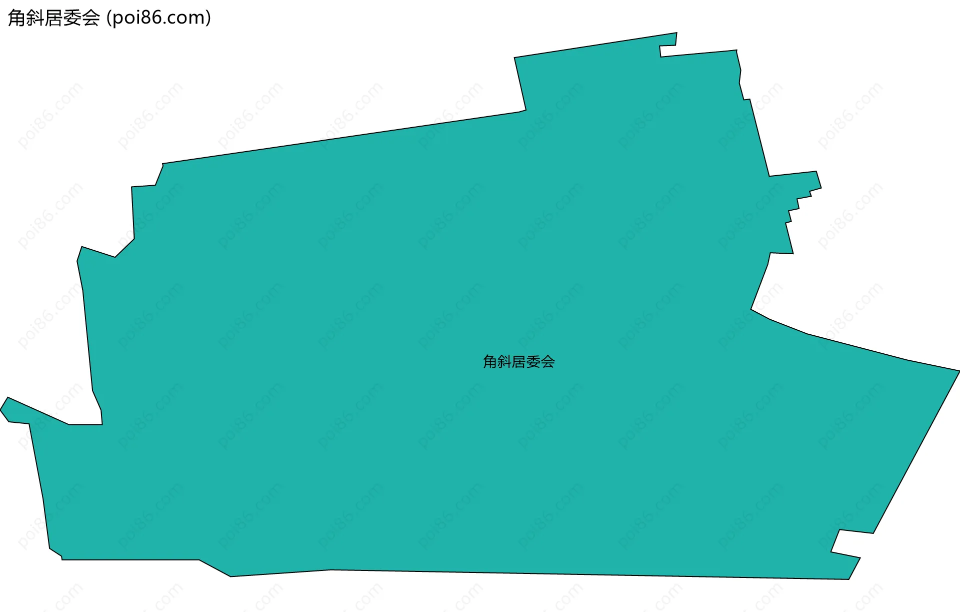 角斜居委会边界地图