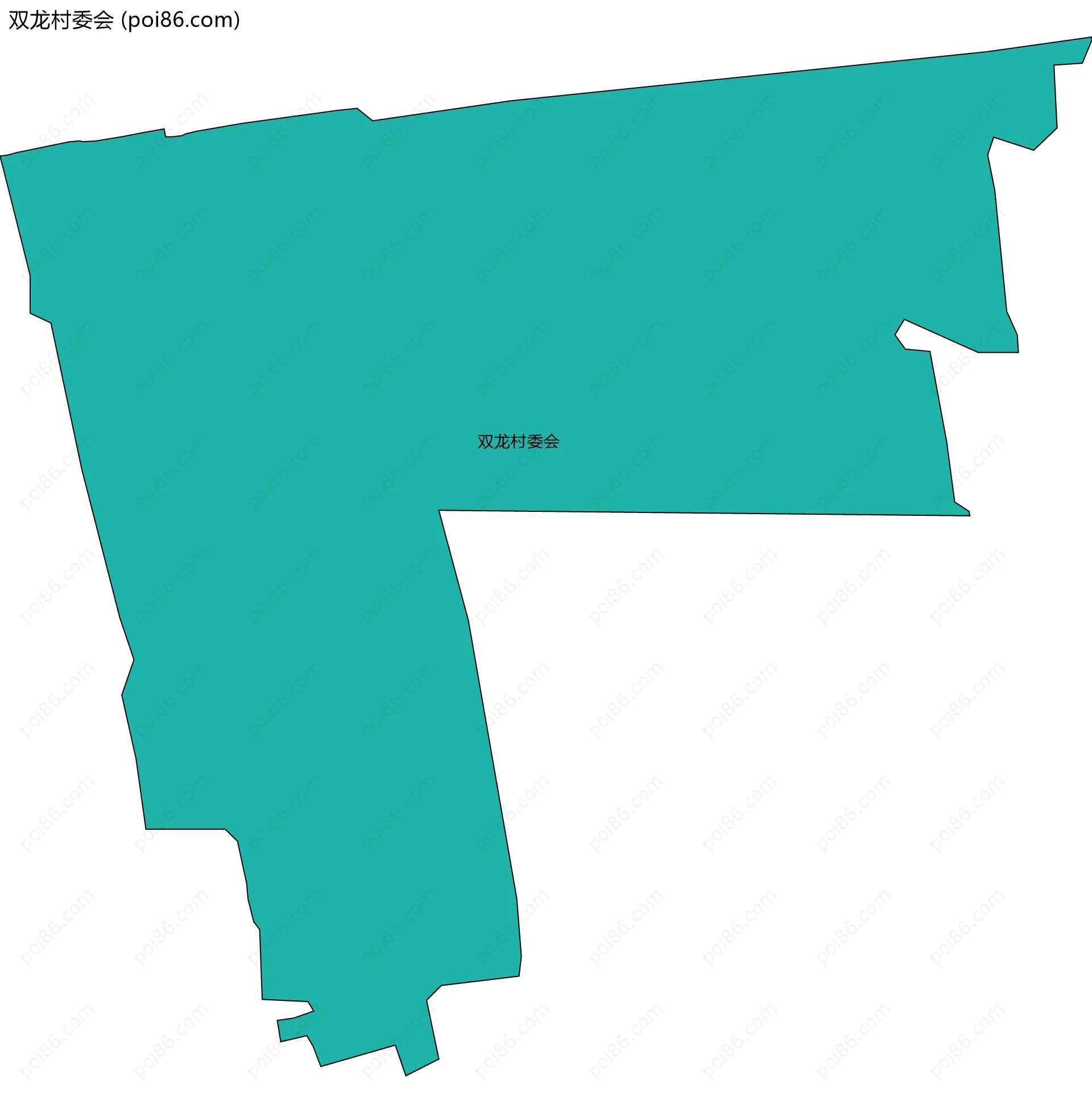 双龙村委会边界地图
