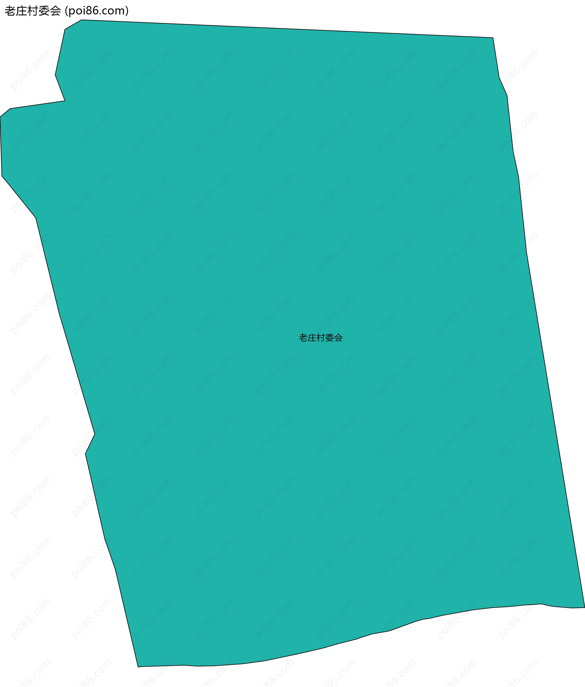 老庄村委会边界地图