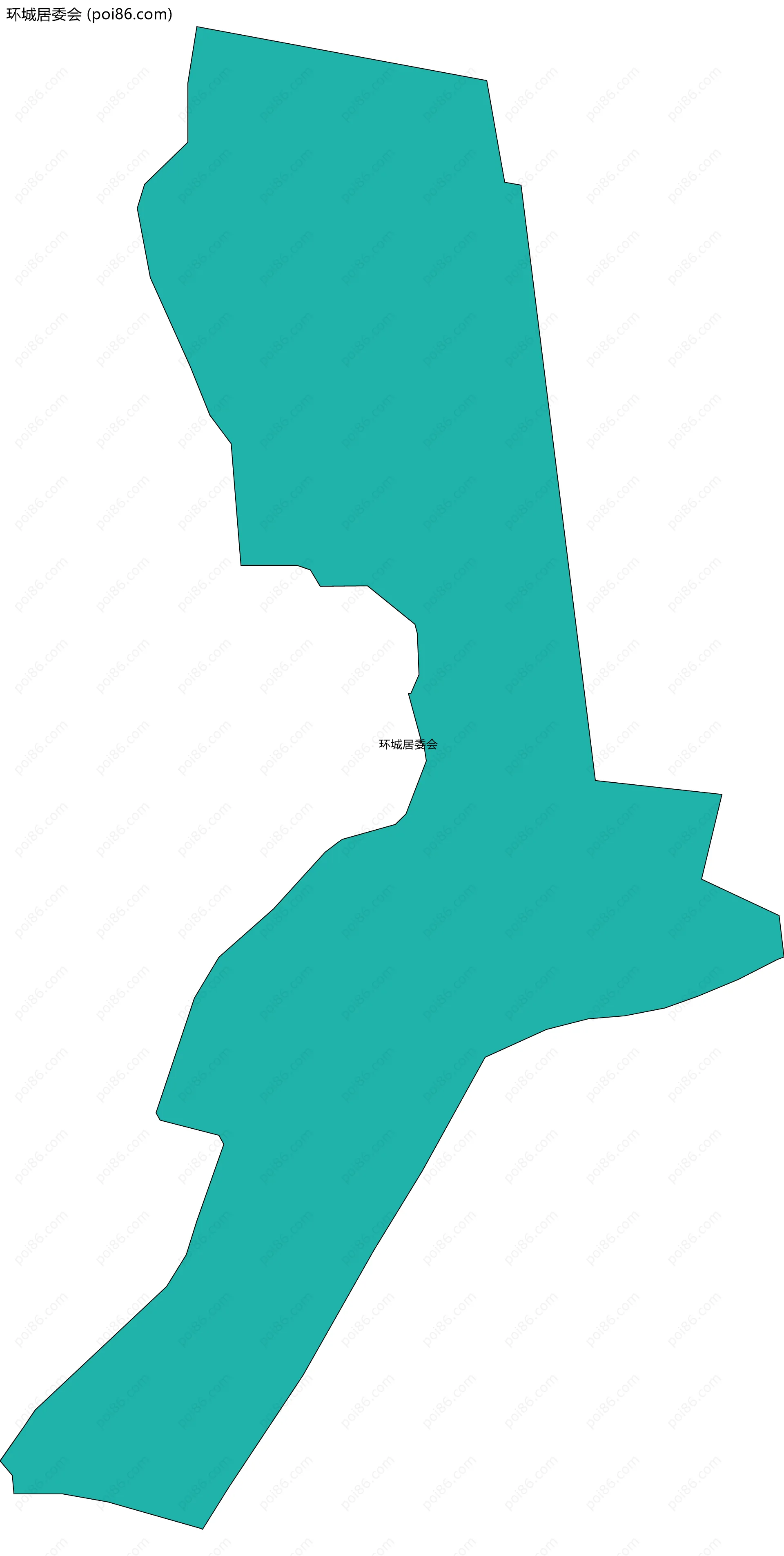 环城居委会边界地图