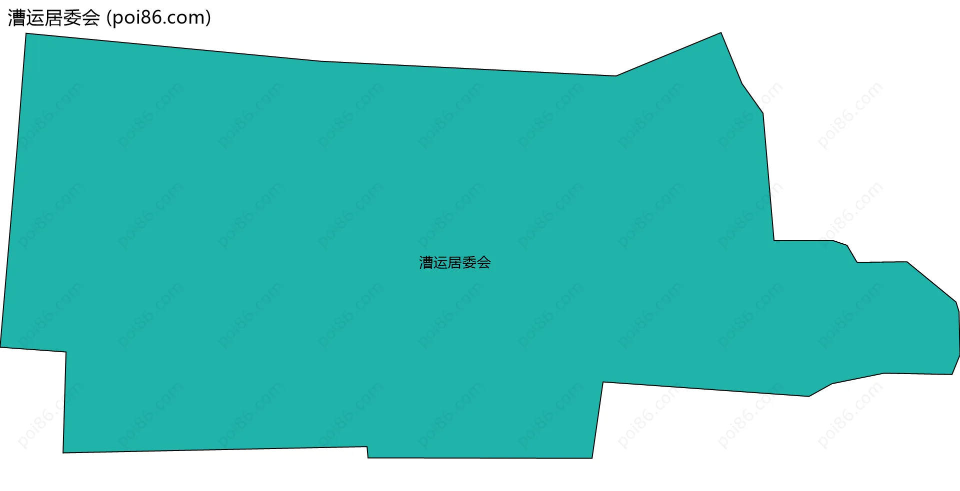 漕运居委会边界地图