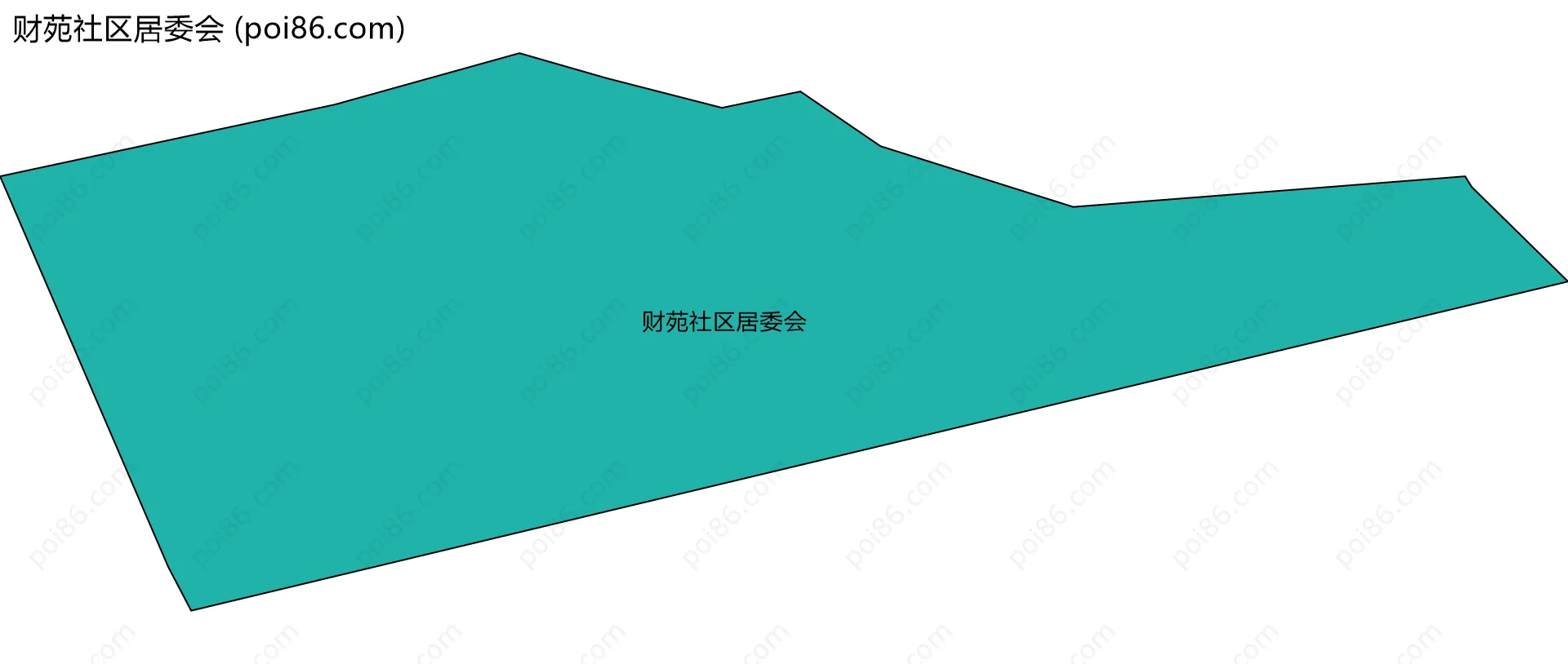 财苑社区居委会边界地图