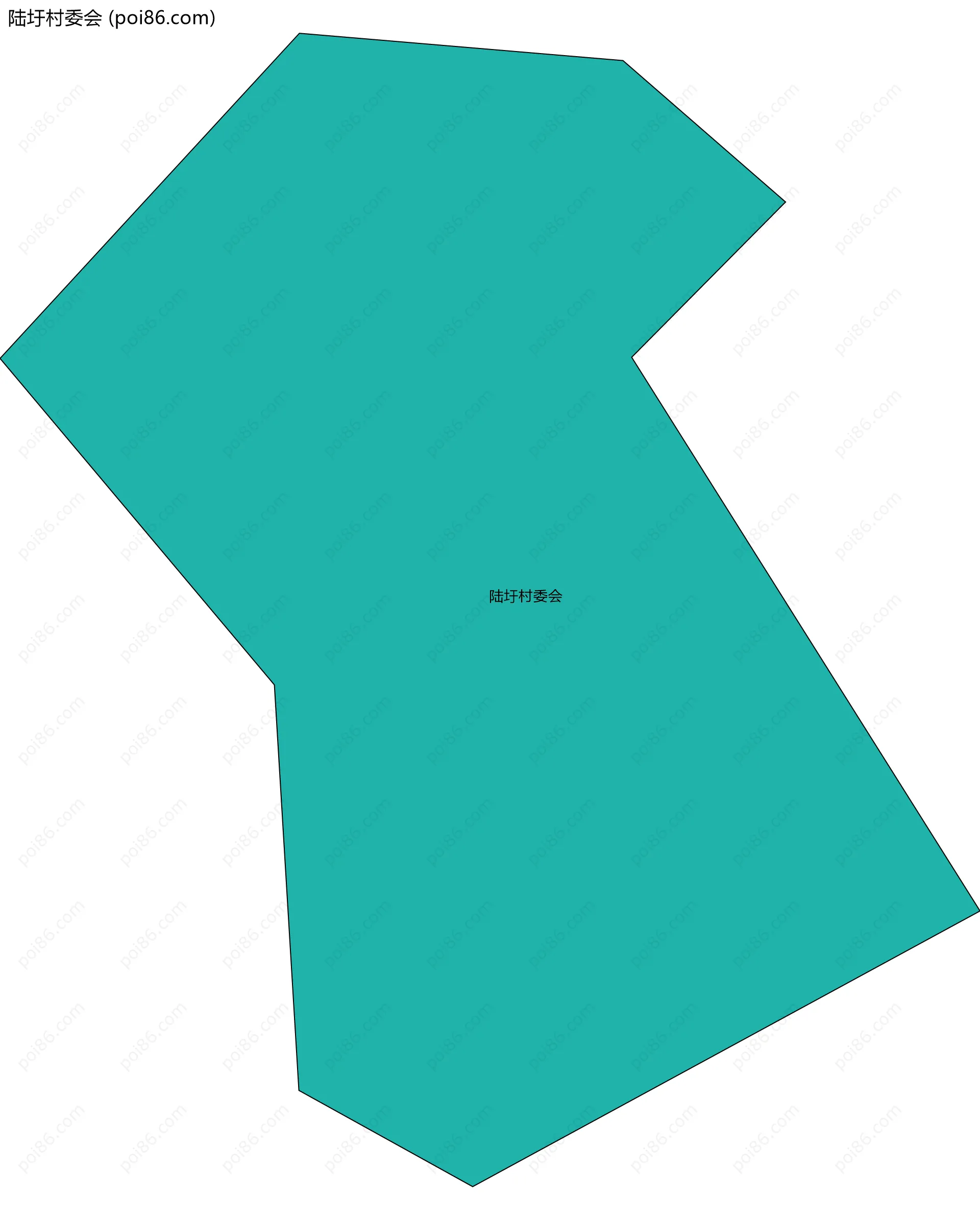 陆圩村委会边界地图