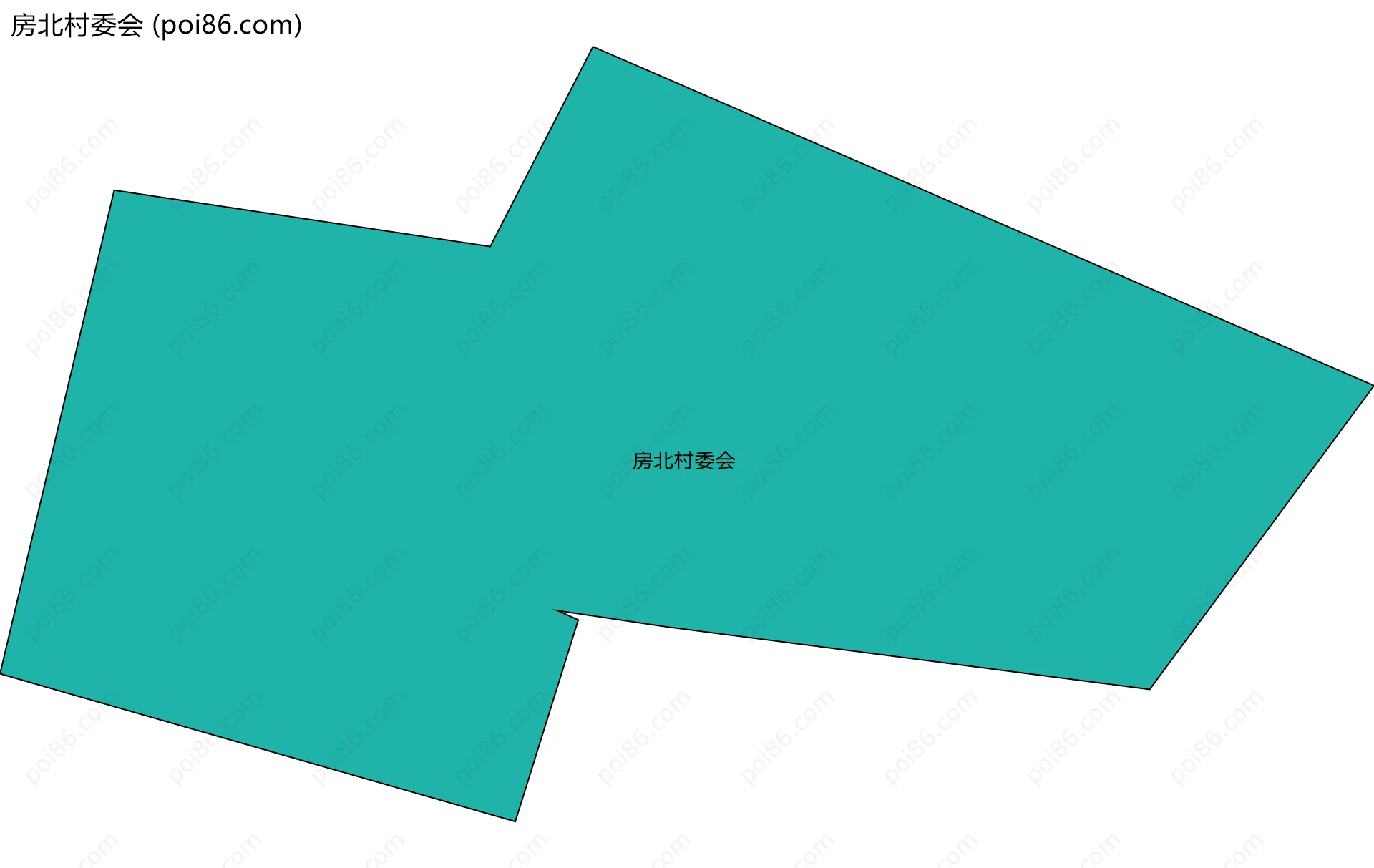房北村委会边界地图