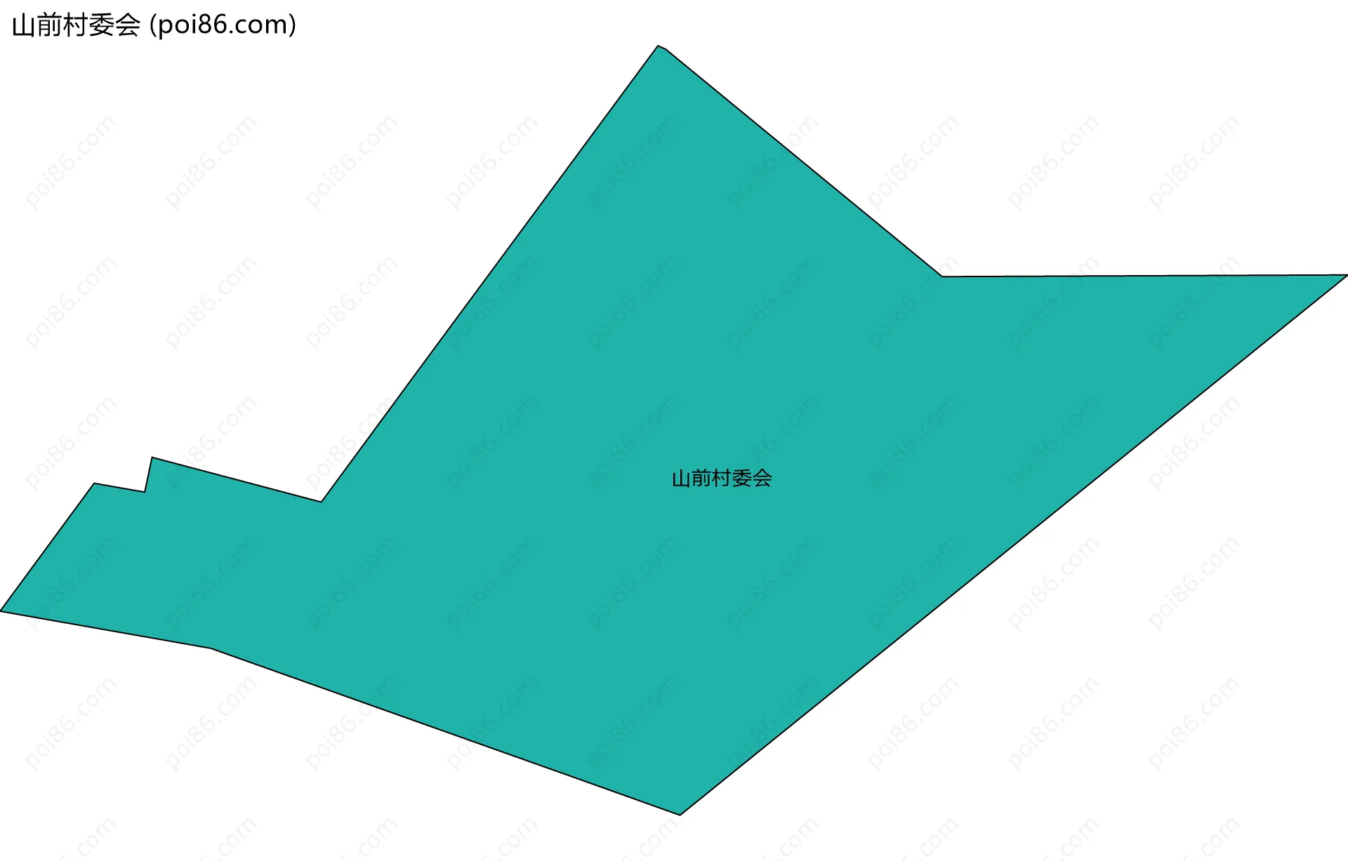 山前村委会边界地图