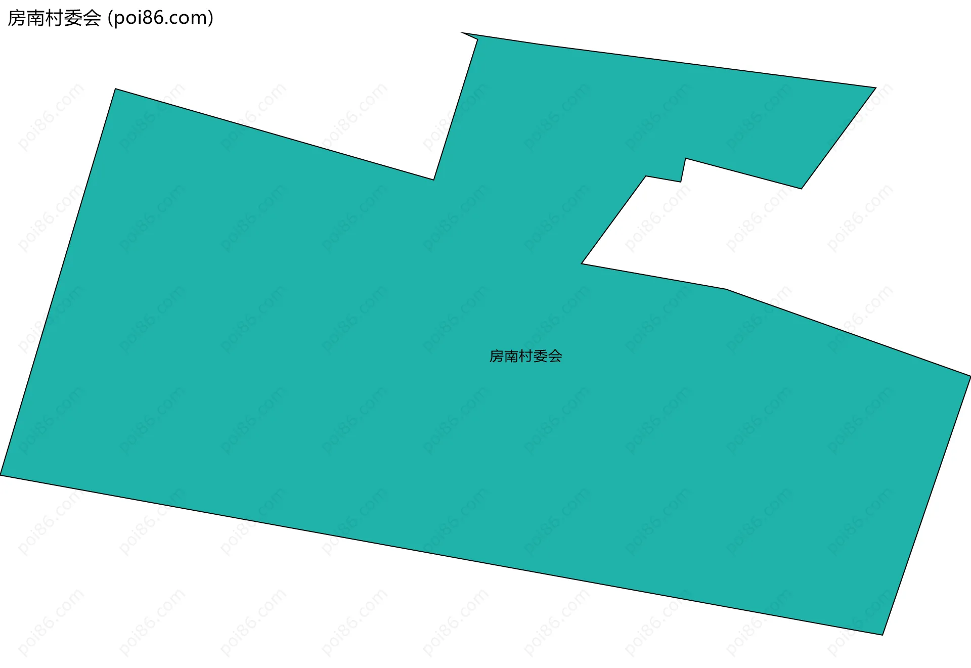 房南村委会边界地图