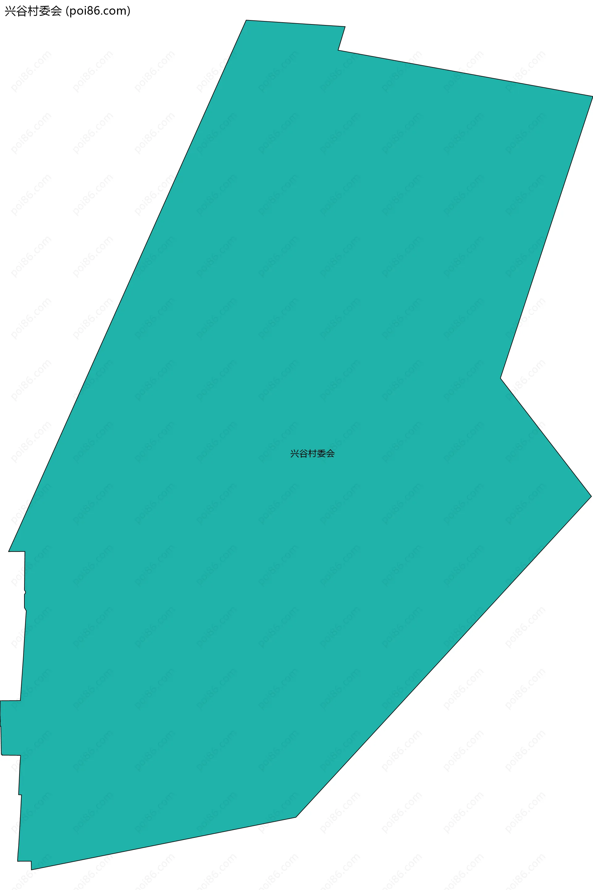 兴谷村委会边界地图