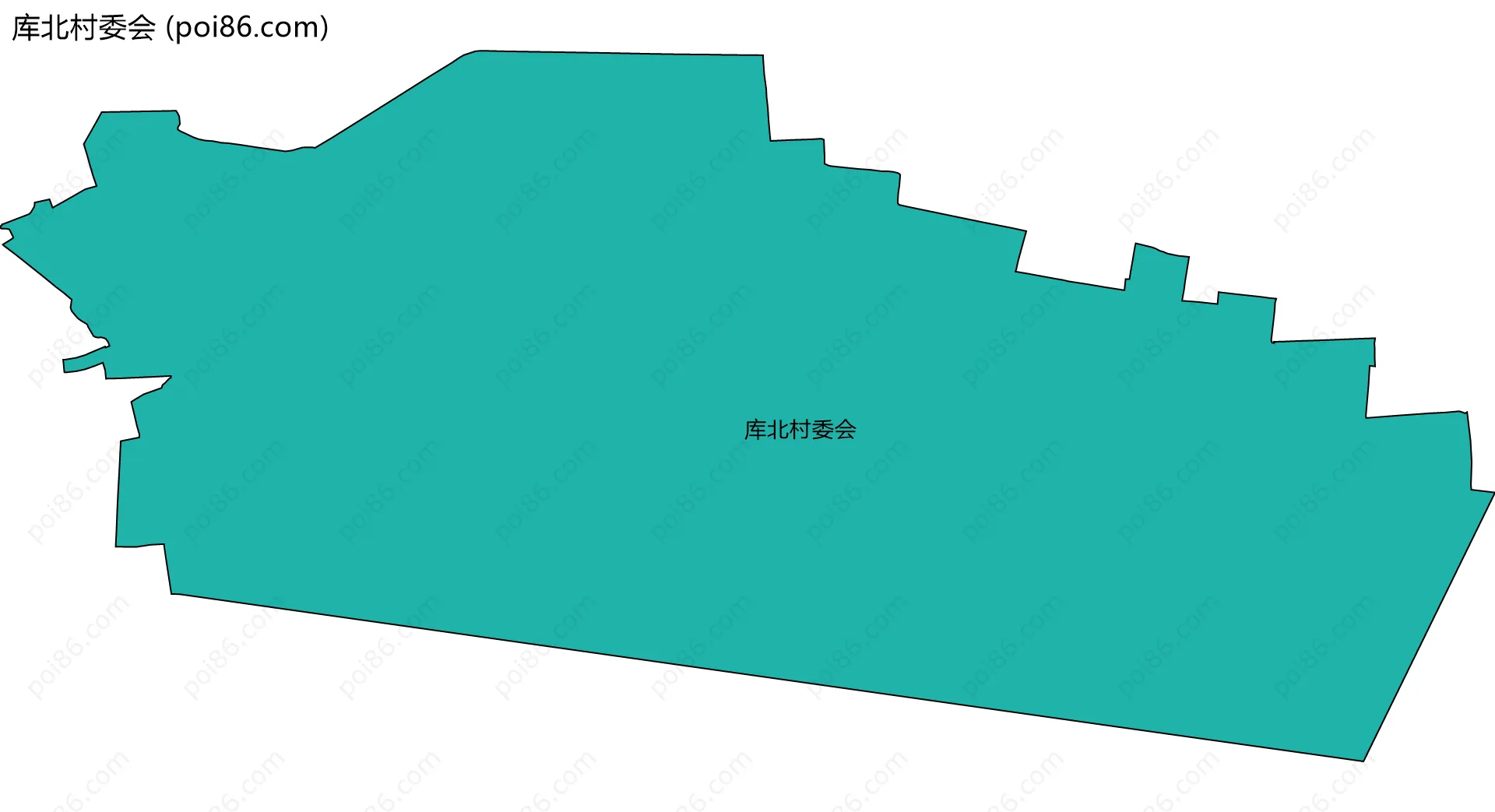库北村委会边界地图
