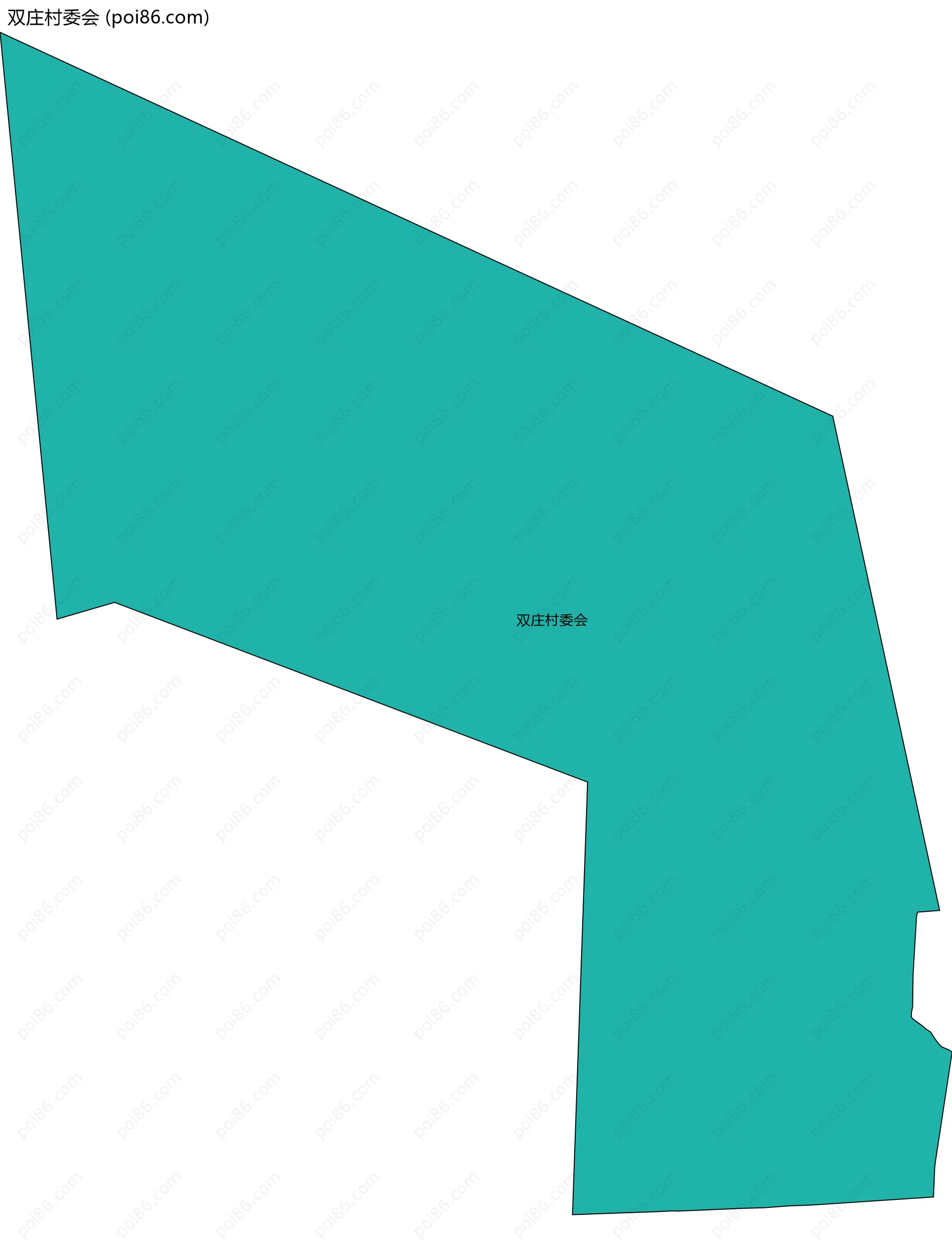 双庄村委会边界地图