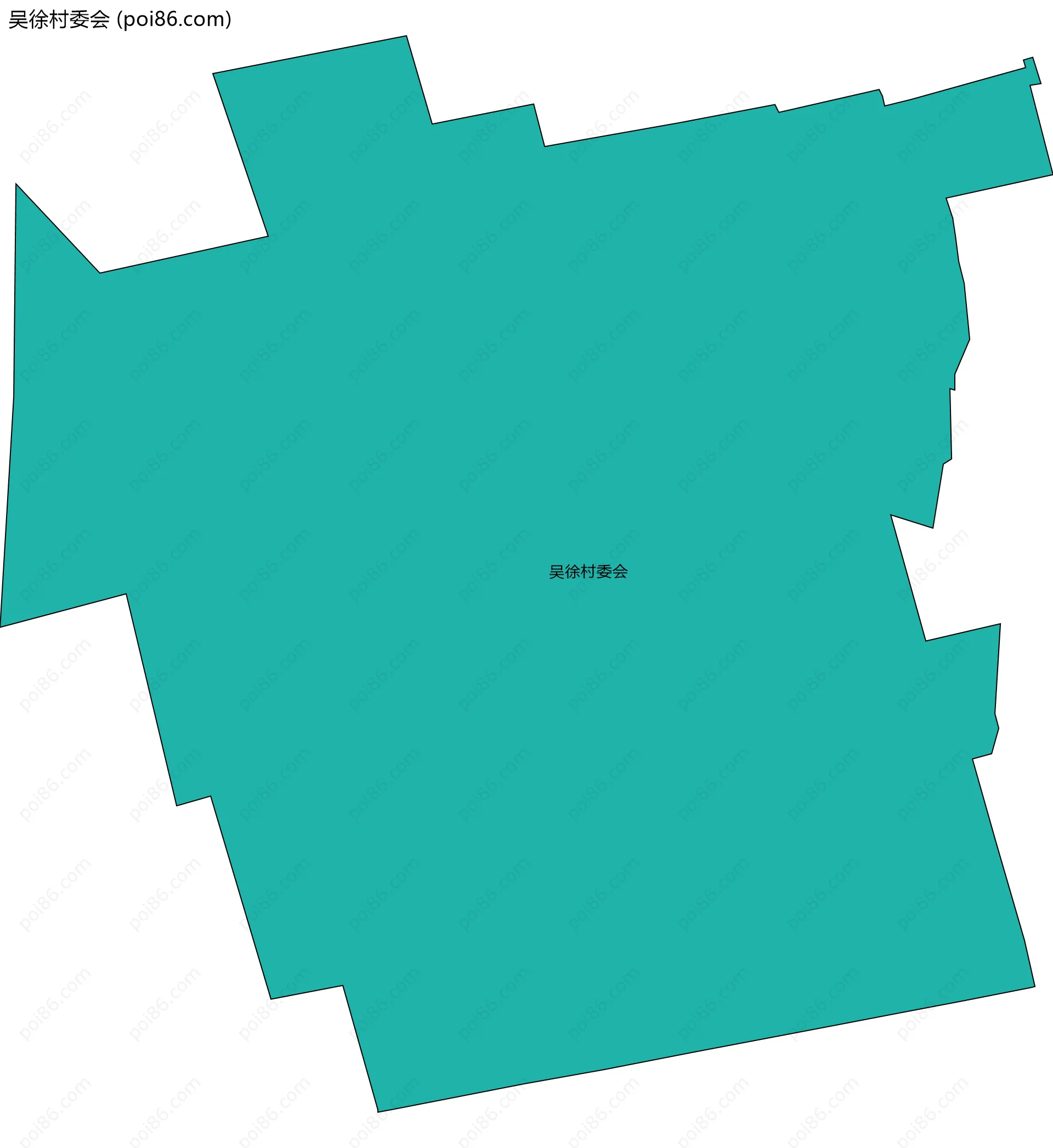 吴徐村委会边界地图