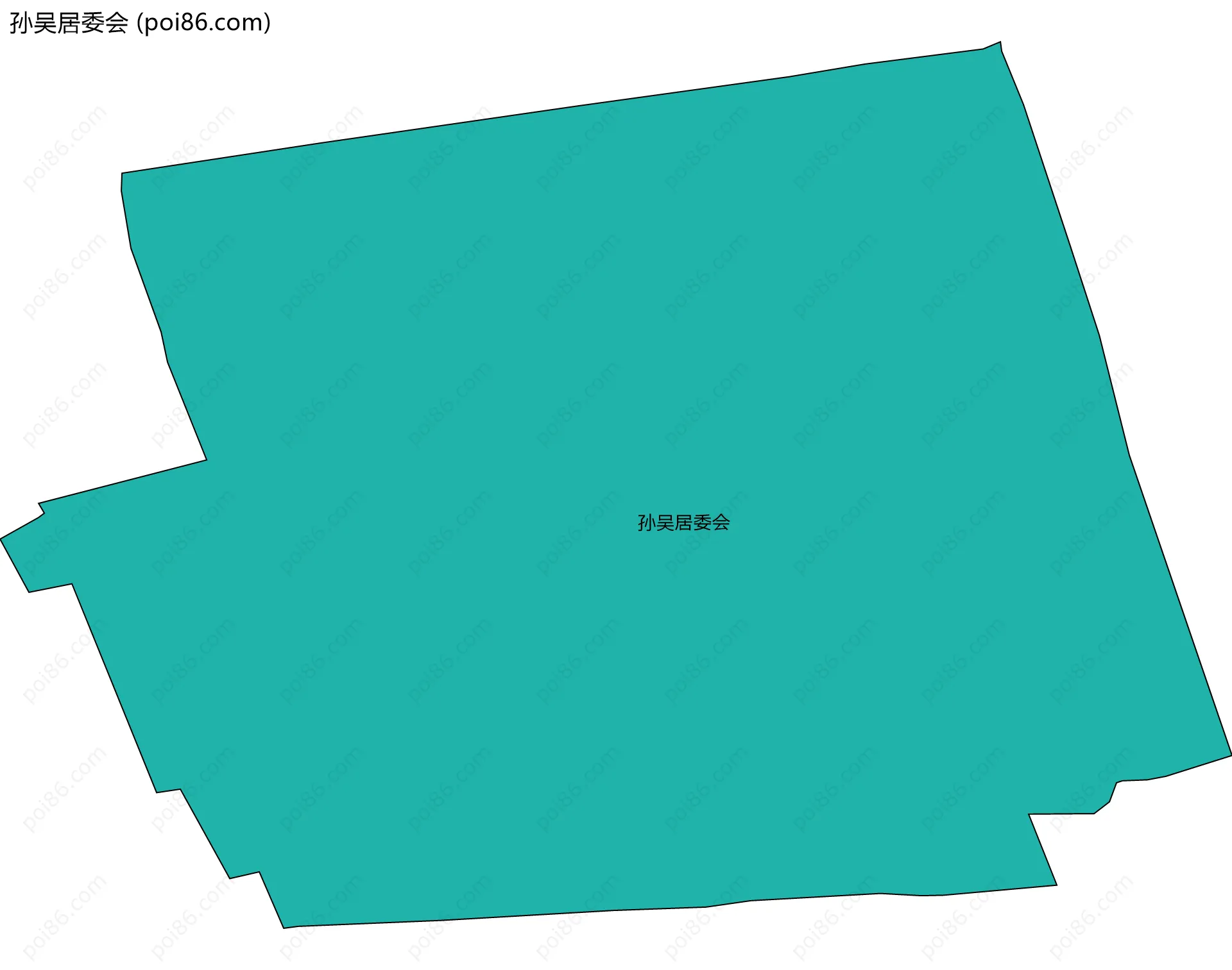 孙吴居委会边界地图