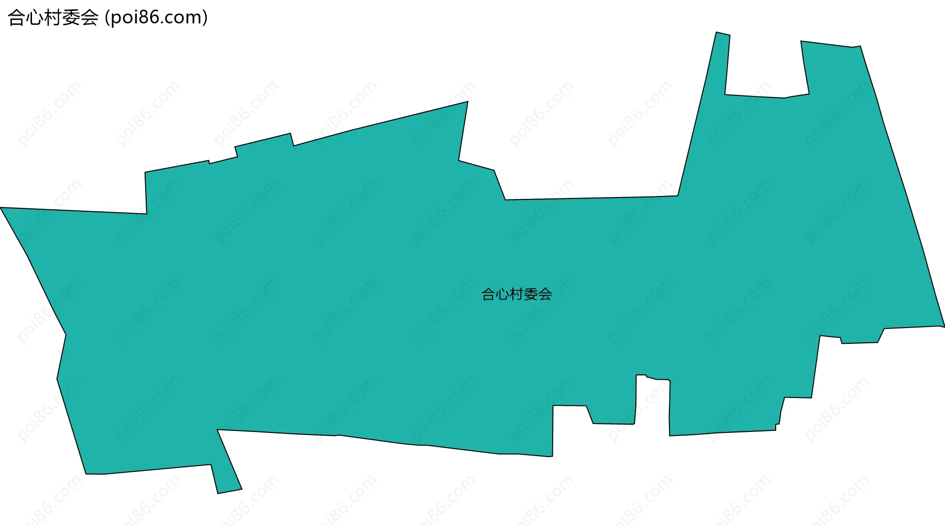 合心村委会边界地图