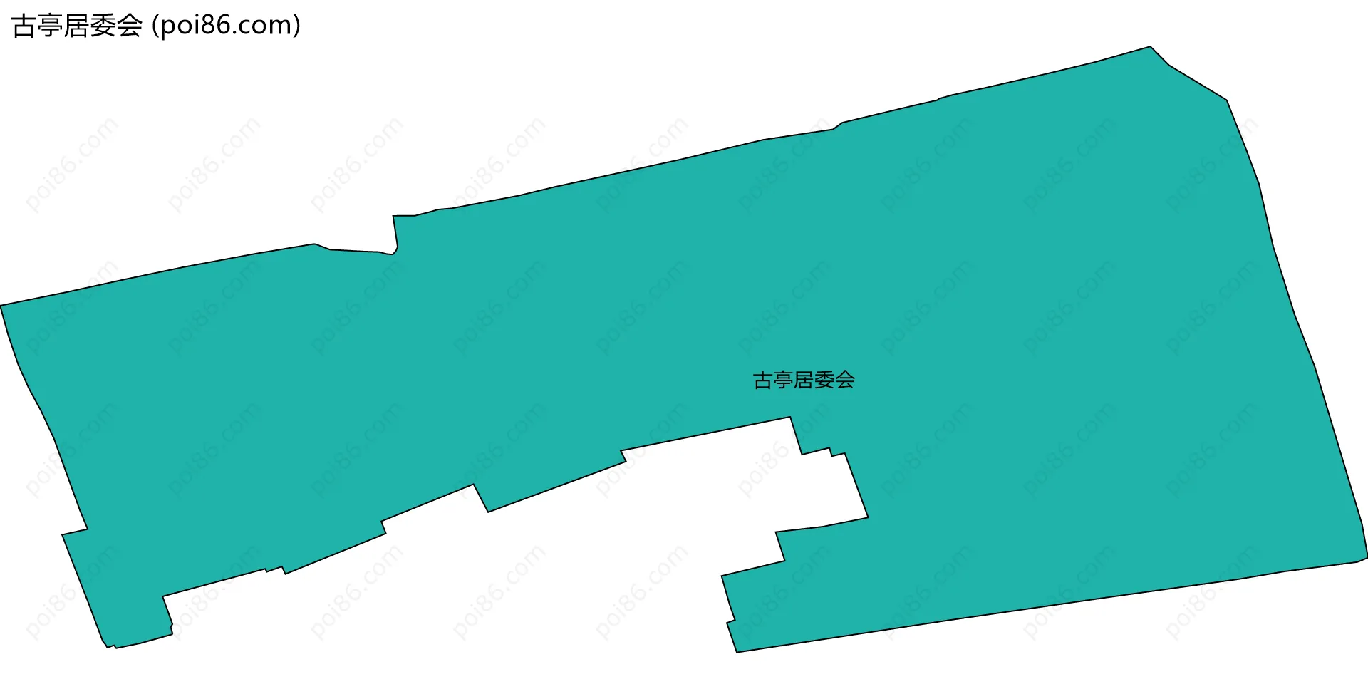 古亭居委会边界地图