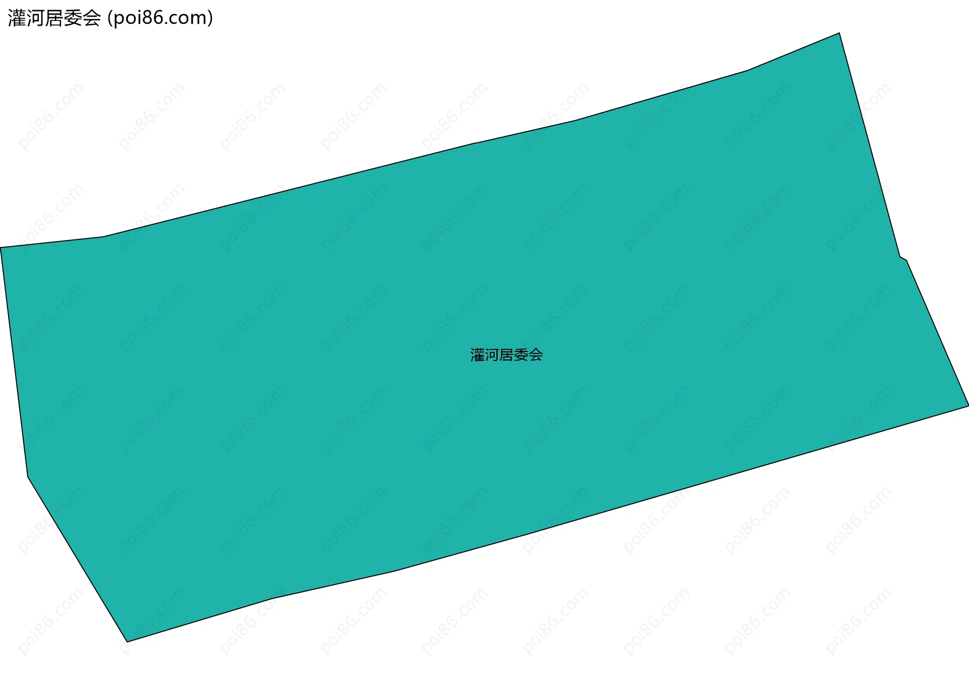 灌河居委会边界地图
