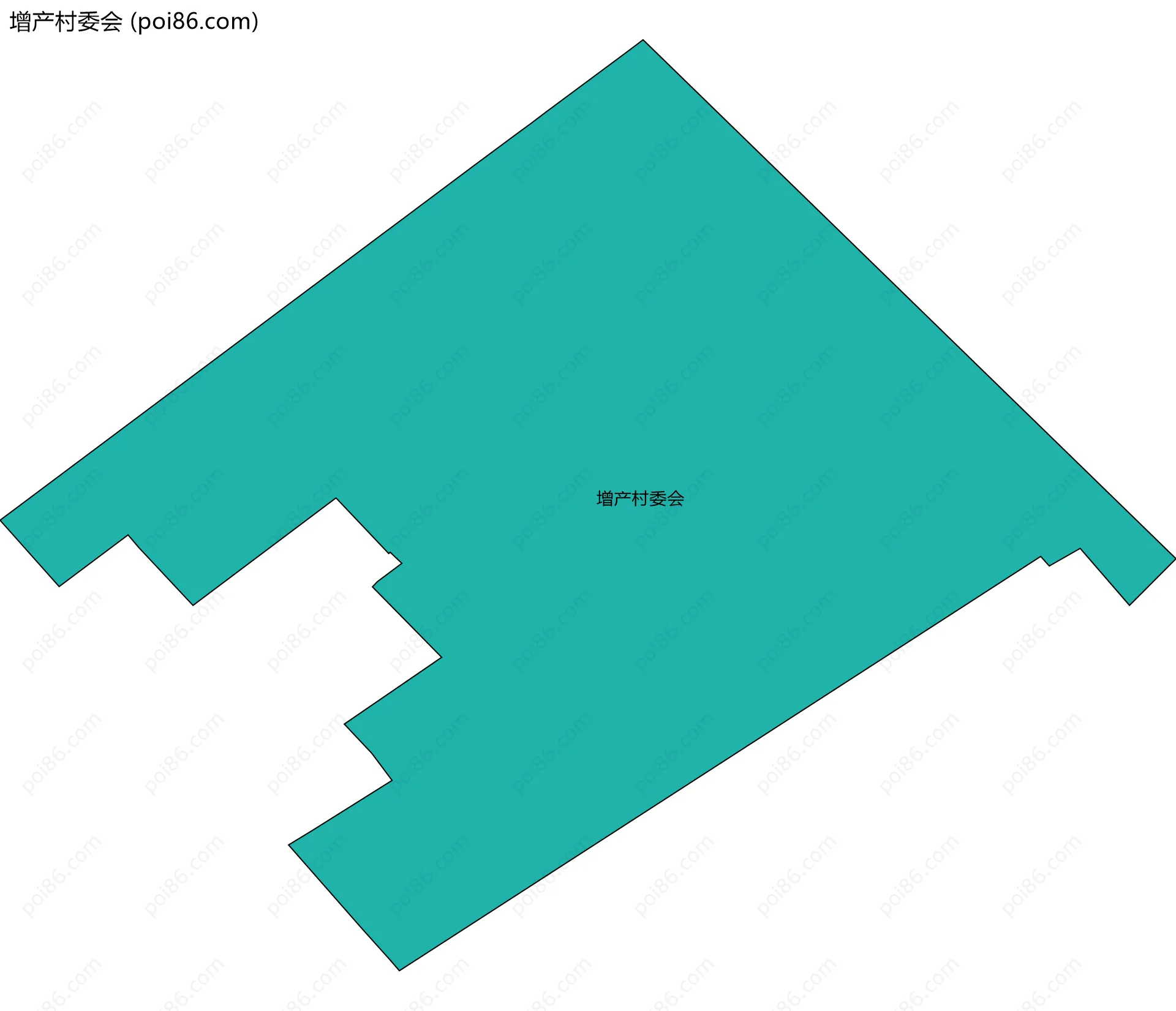 增产村委会边界地图