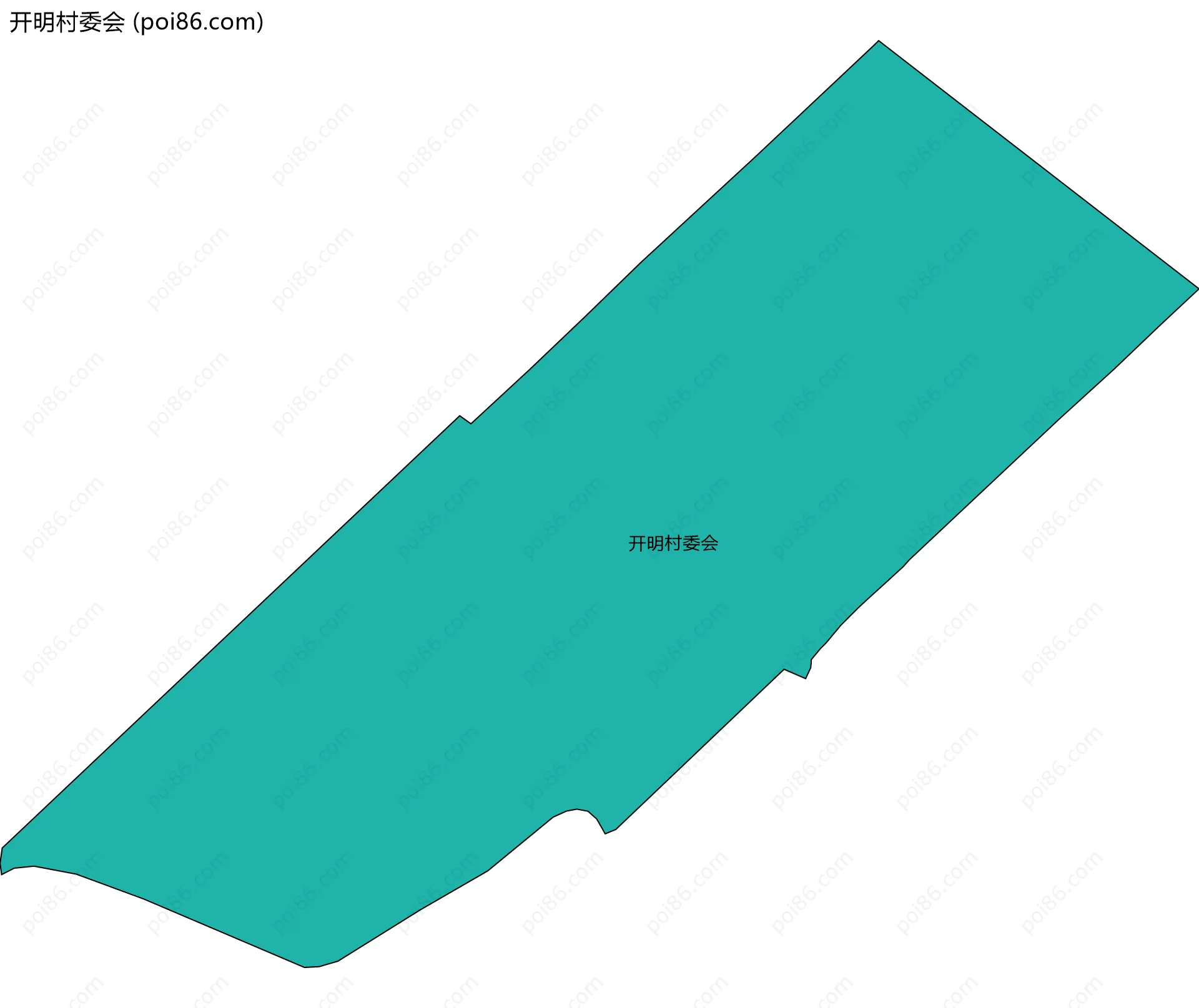 开明村委会边界地图