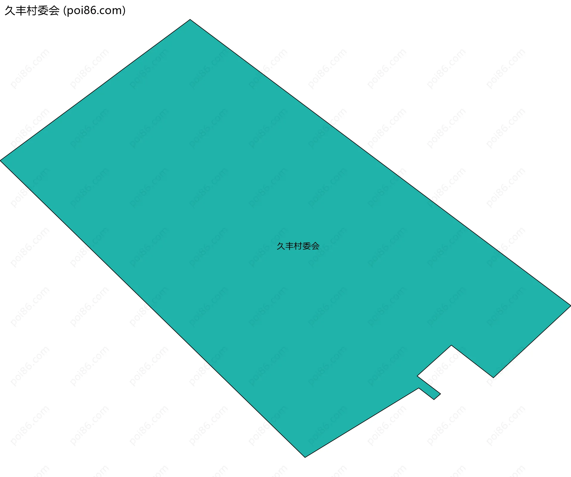 久丰村委会边界地图