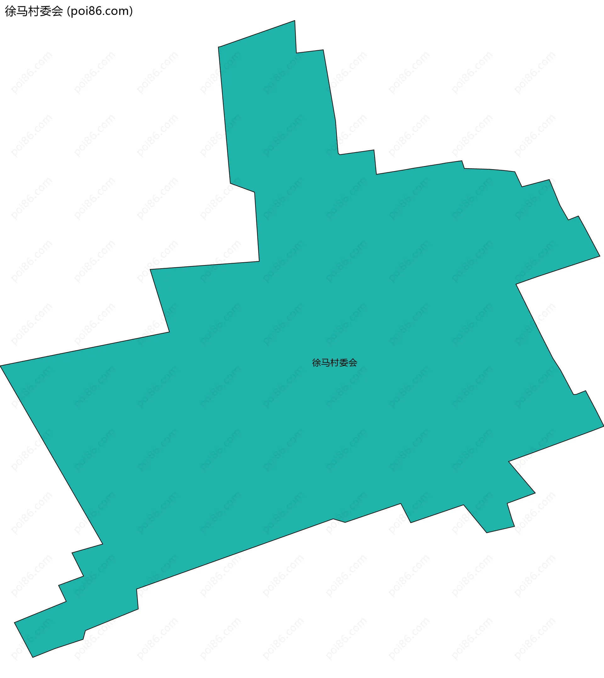 徐马村委会边界地图