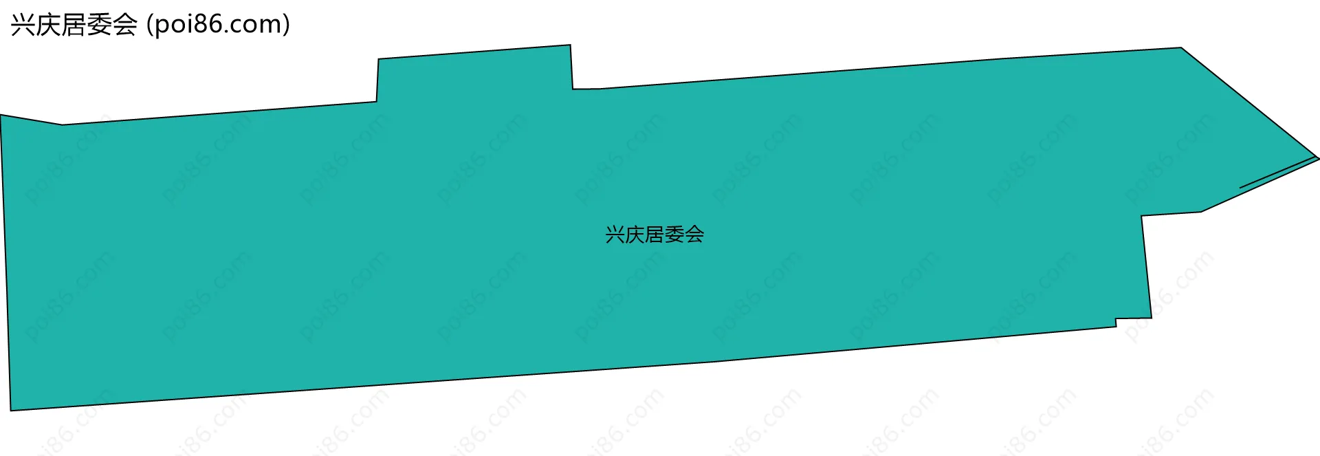 兴庆居委会边界地图