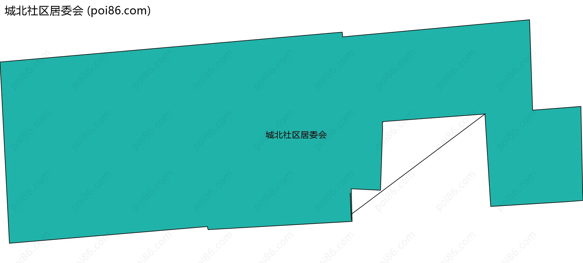 城北社区居委会边界地图