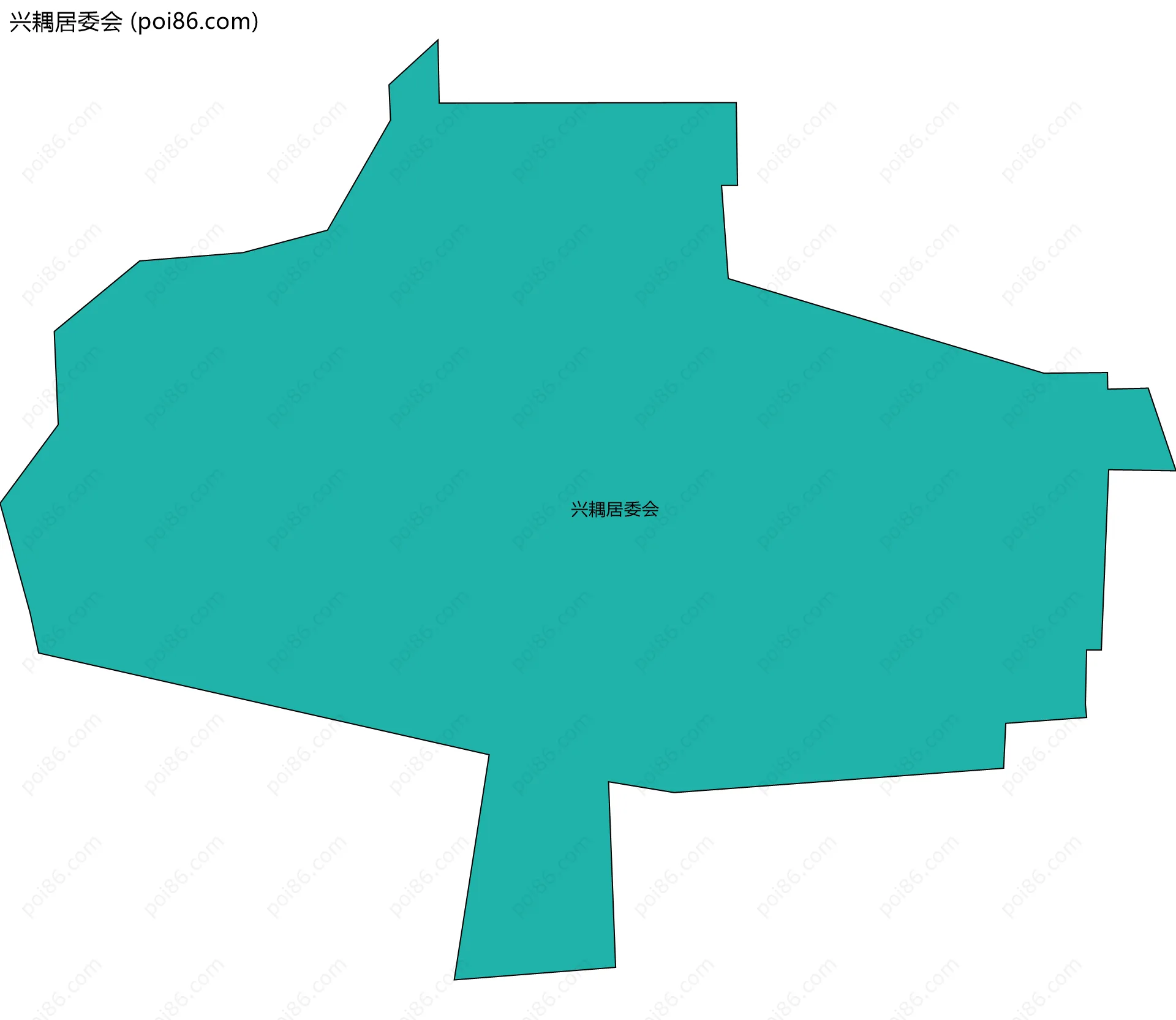 兴耦居委会边界地图