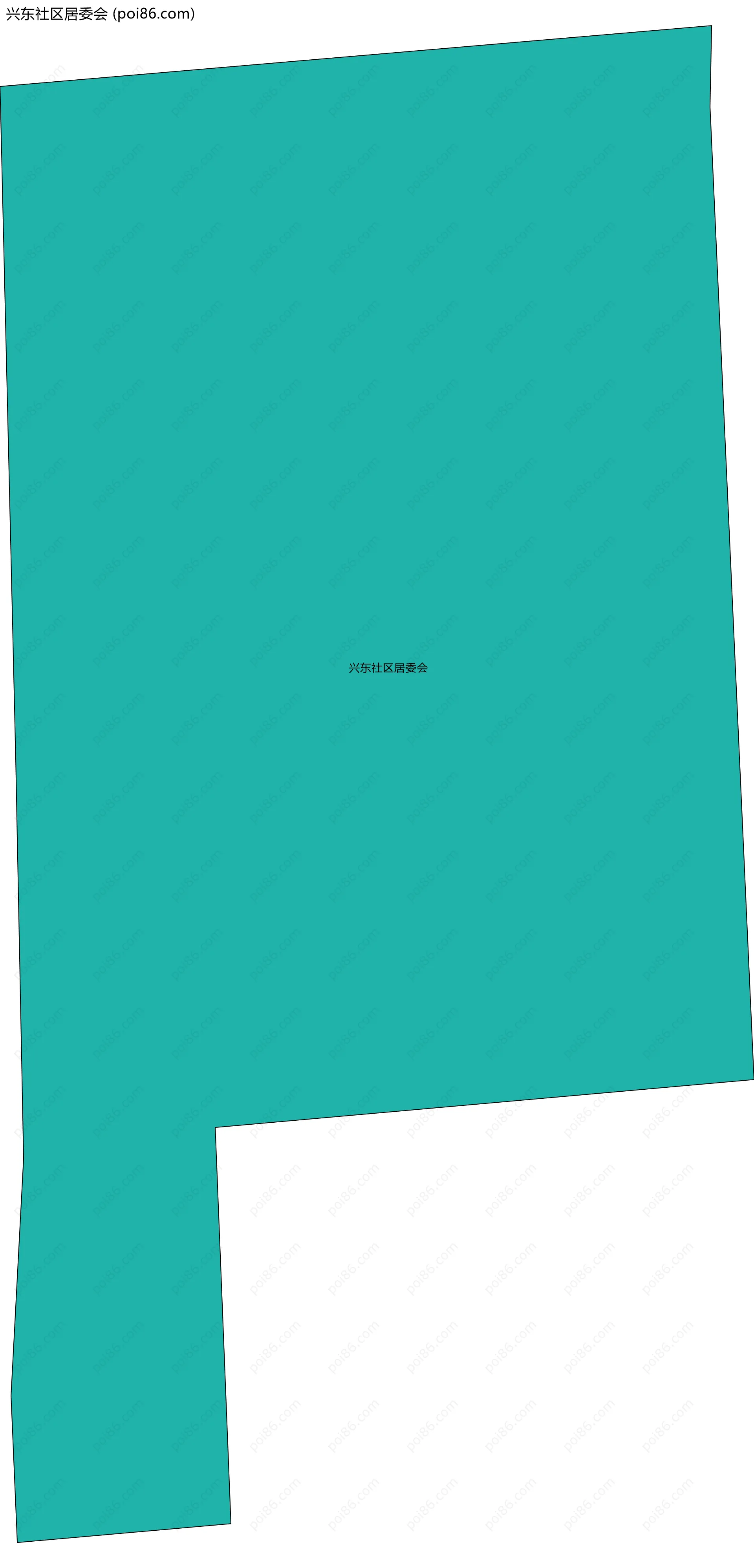 兴东社区居委会边界地图