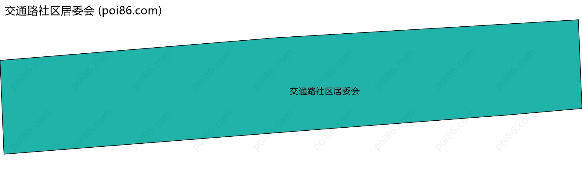 交通路社区居委会边界地图