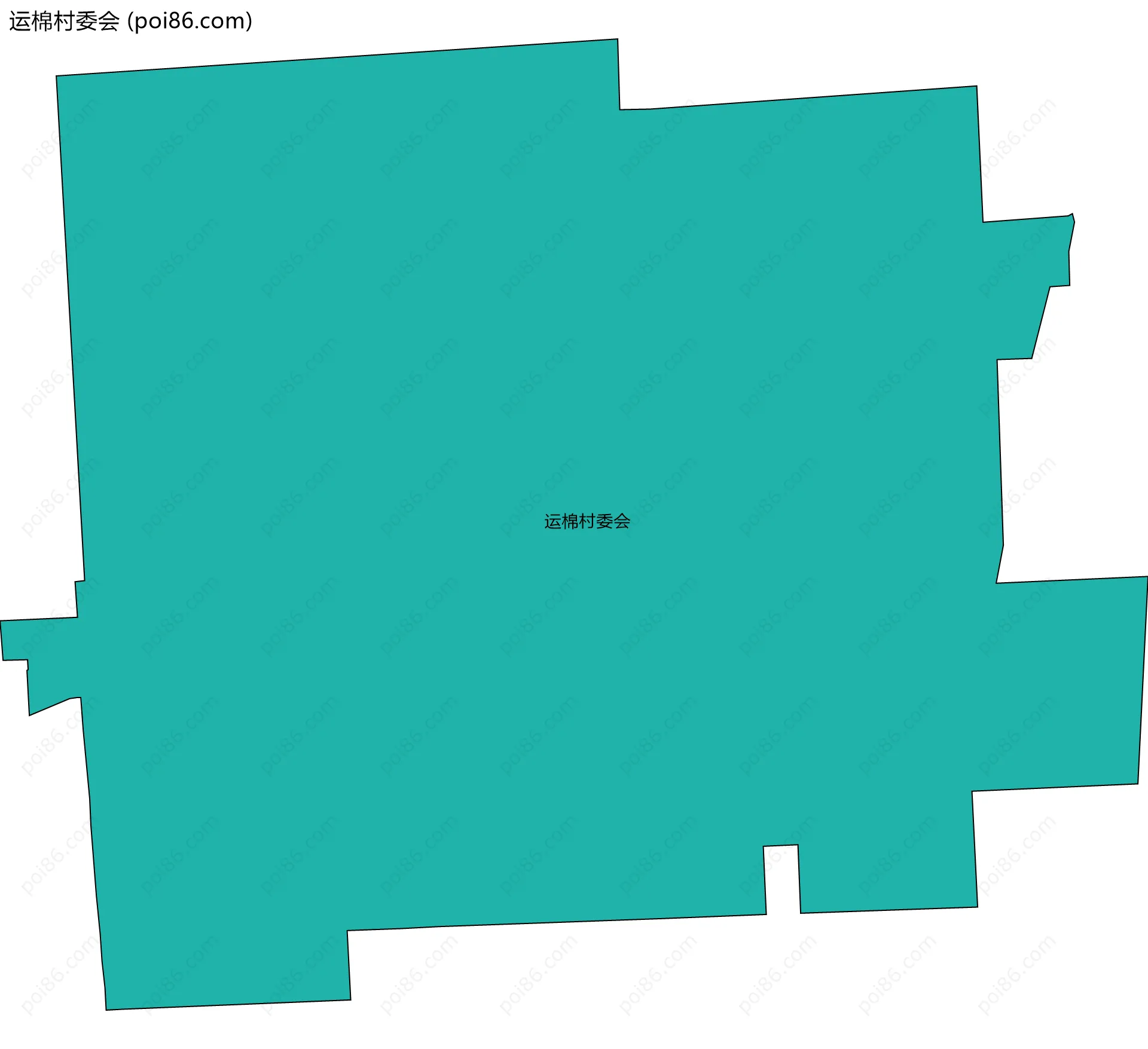运棉村委会边界地图