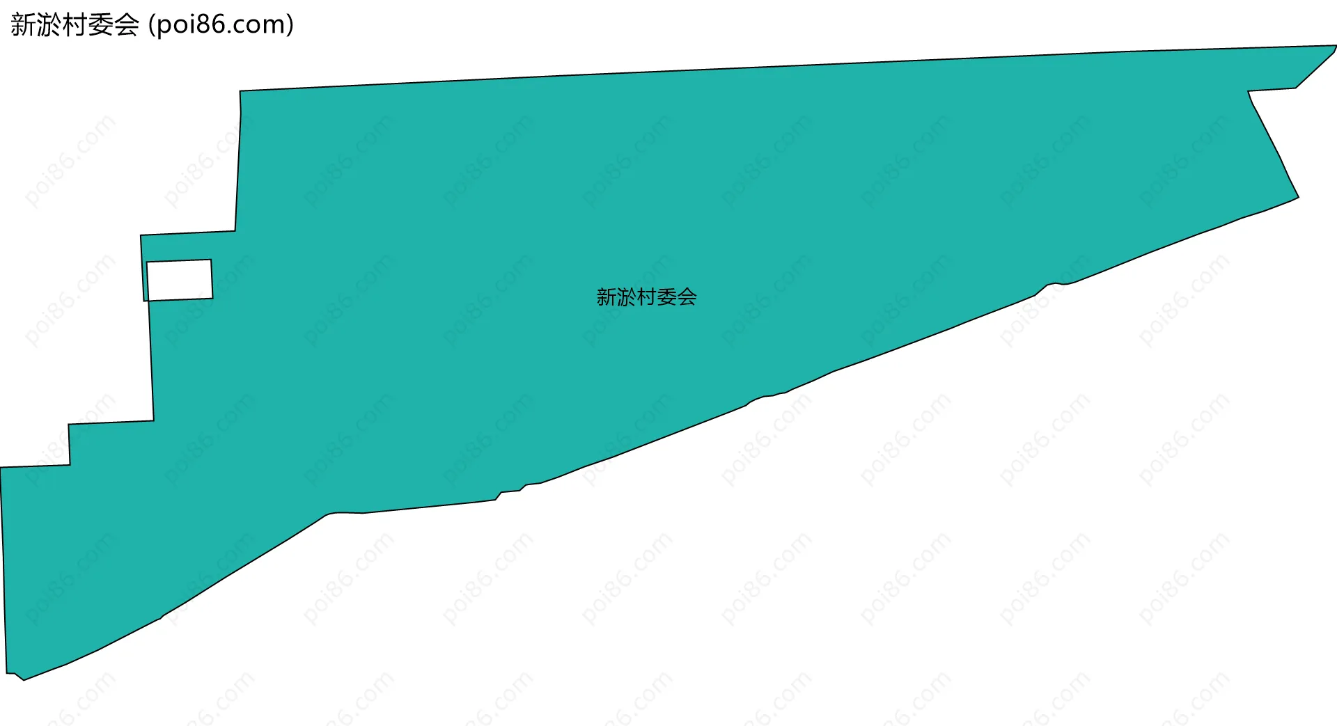 新淤村委会边界地图